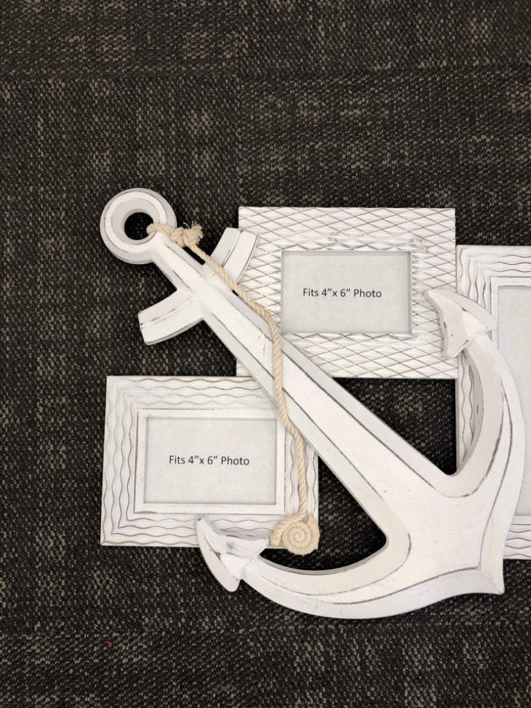 WHITE ANCHOR PHOTO COLLAGE.