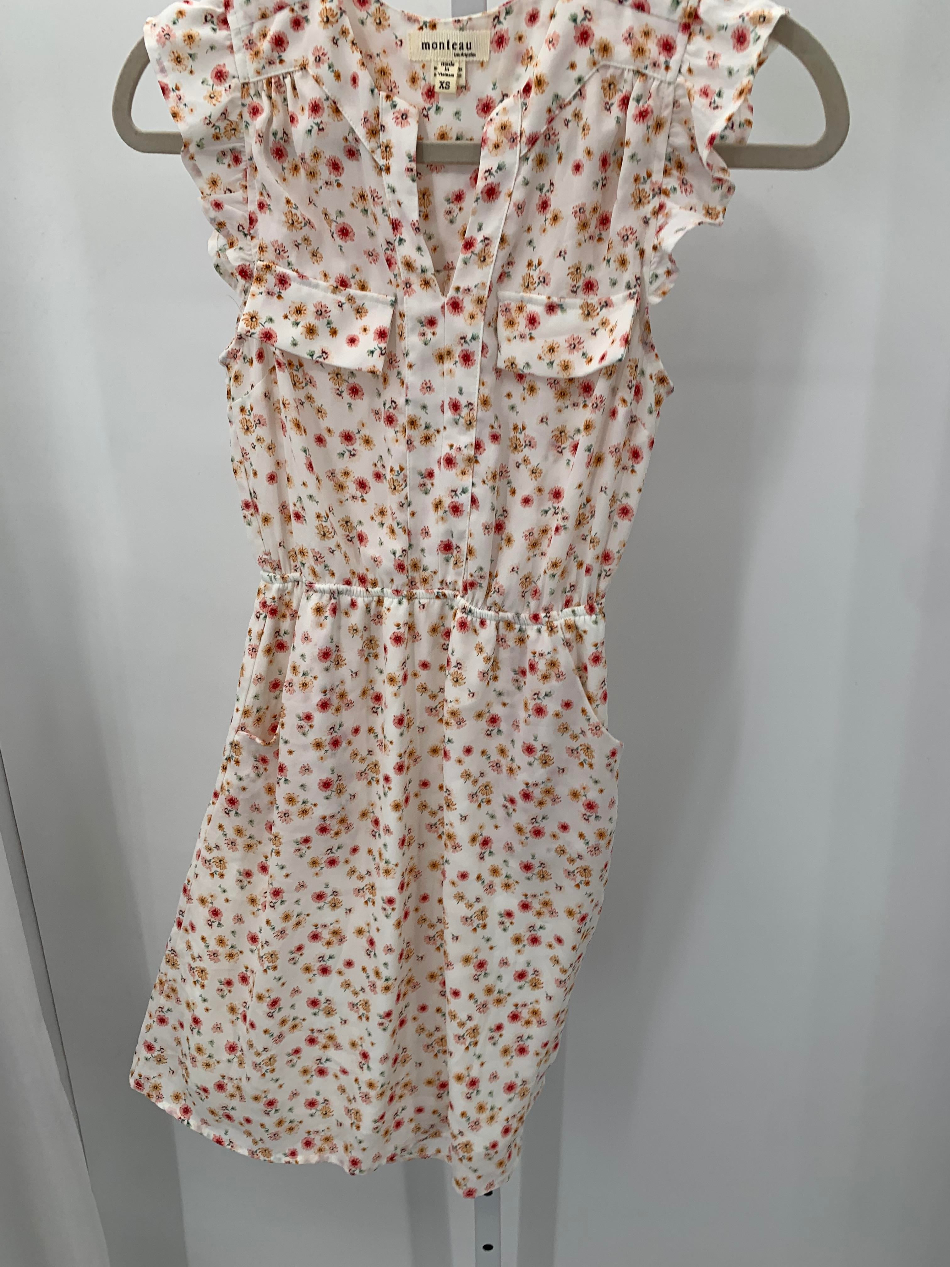 monteau Size X Small Misses Short Sleeve Dress