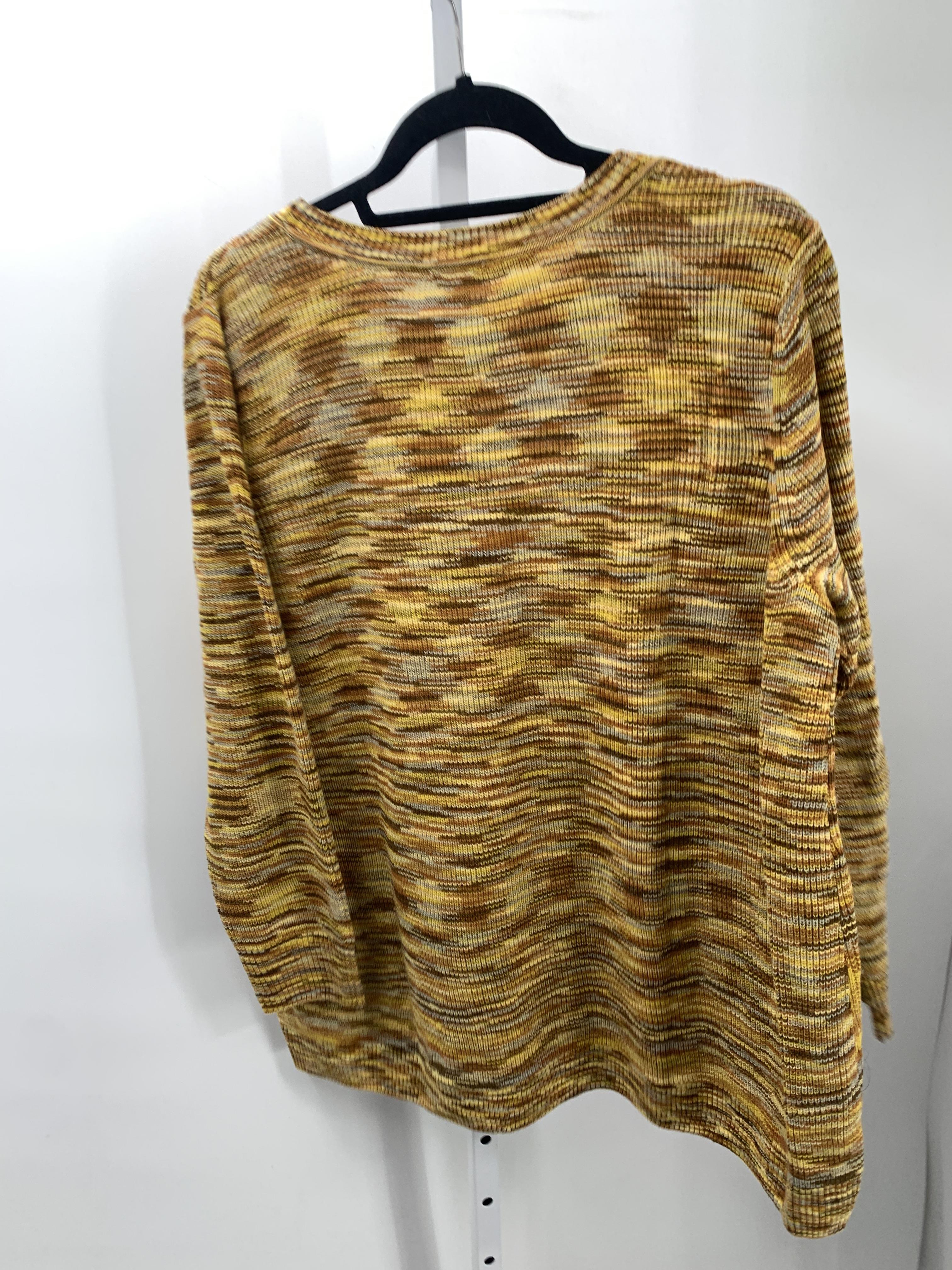 LOGO Size 1X Womens Long Slv Sweater