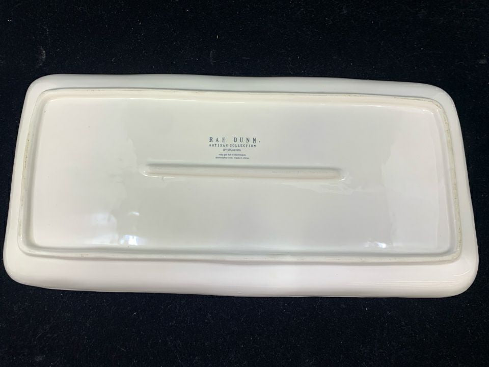 NAUGHTY & NICE SERVING DISH-RAE DUNN.