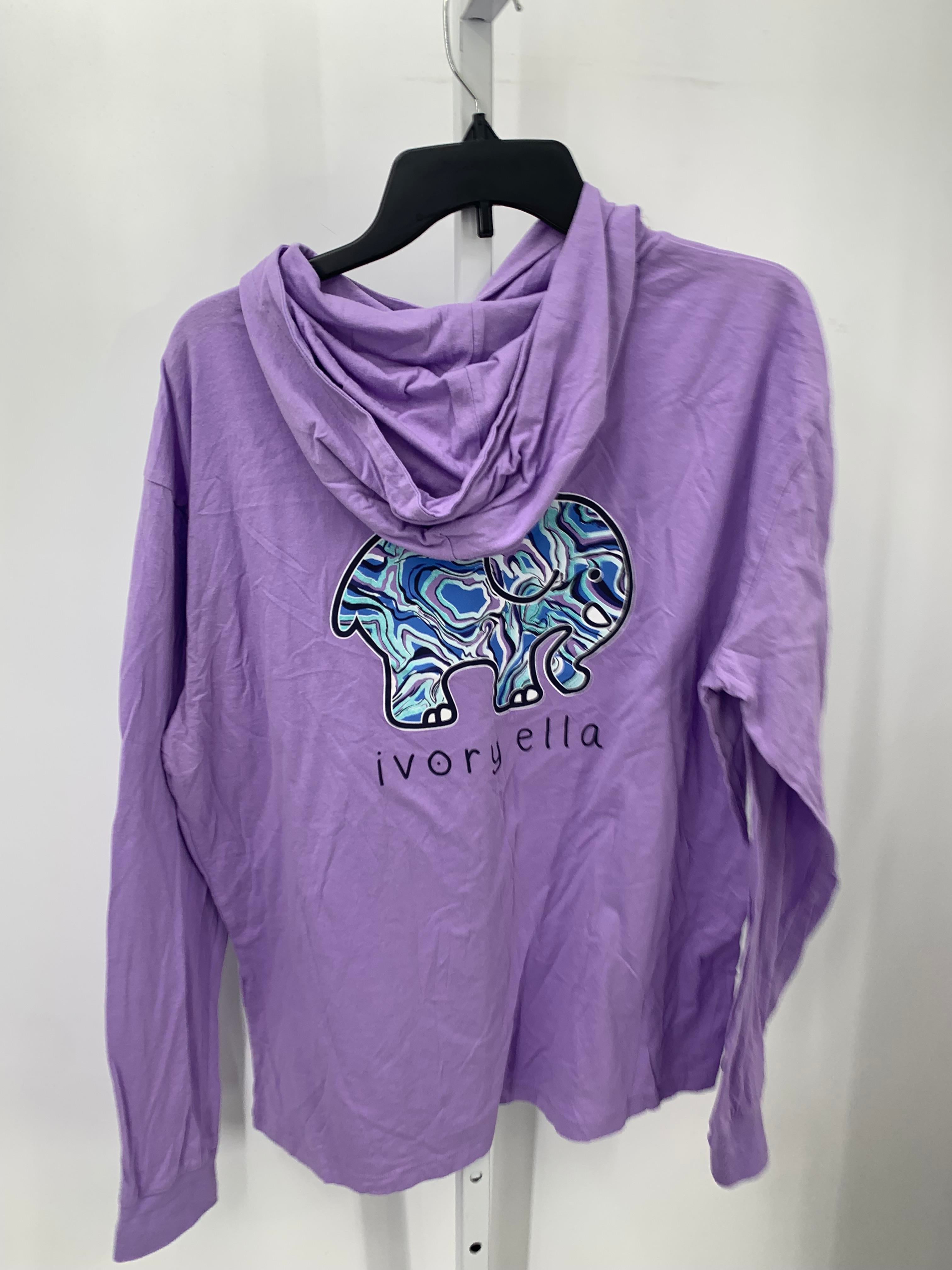 Ivory Ella Size Large Juniors Long Sleeve Shirt