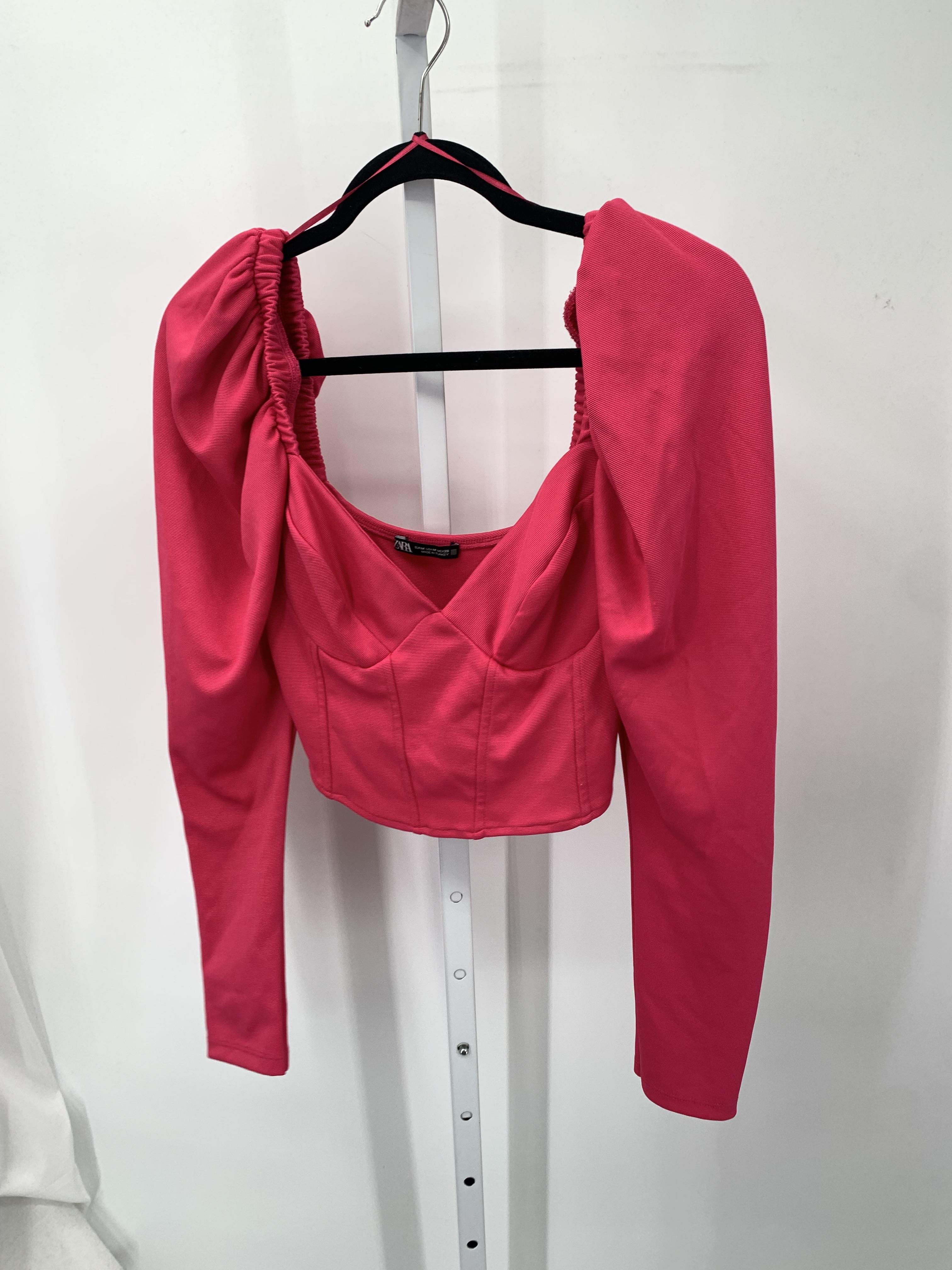 Zara Size Medium Juniors Long Sleeve Shirt