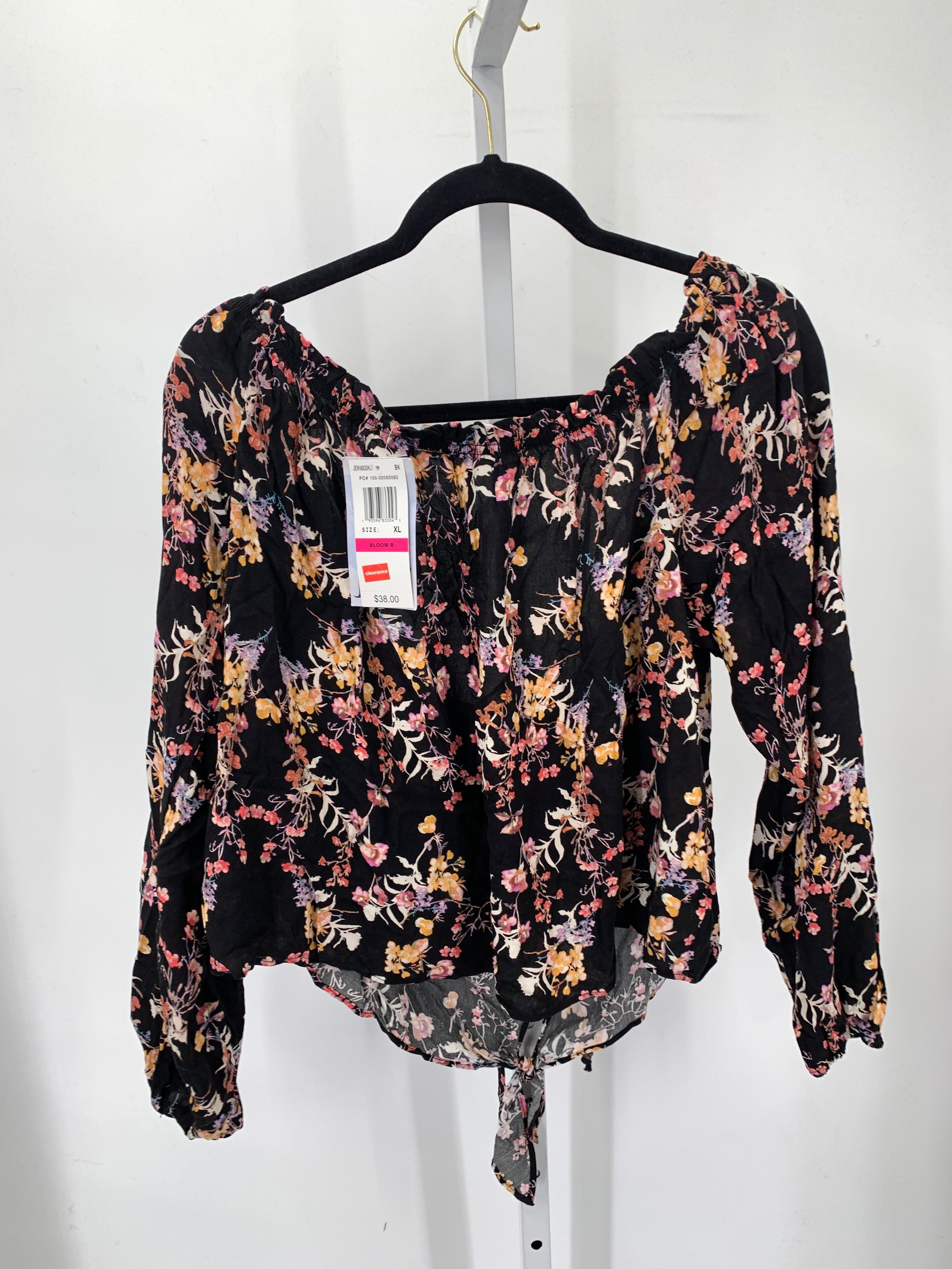 Jolt Size Extra Large Juniors Long Sleeve Shirt