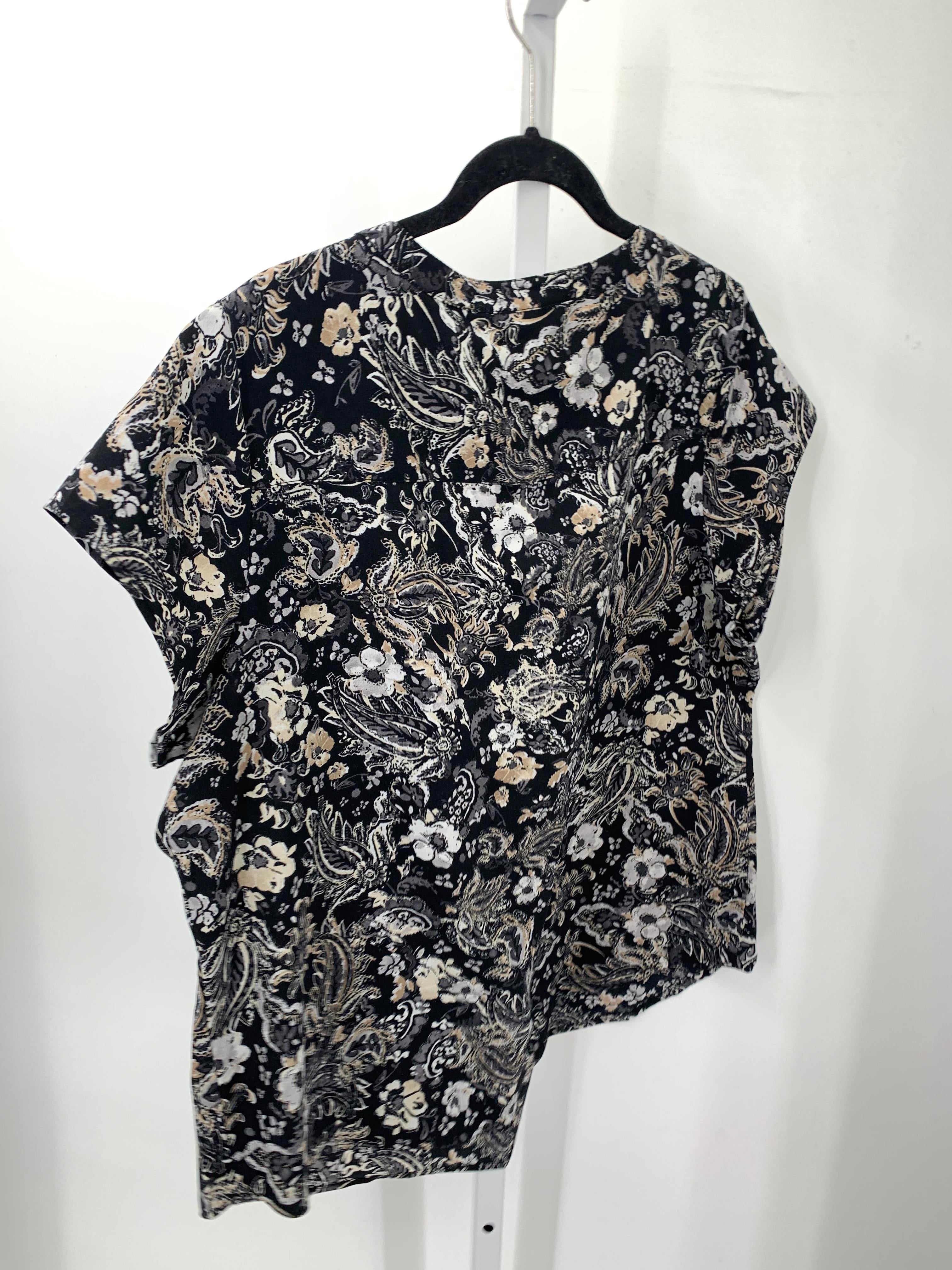 Croft & Barrow Size 1X Womens Short Sleeve Shirt