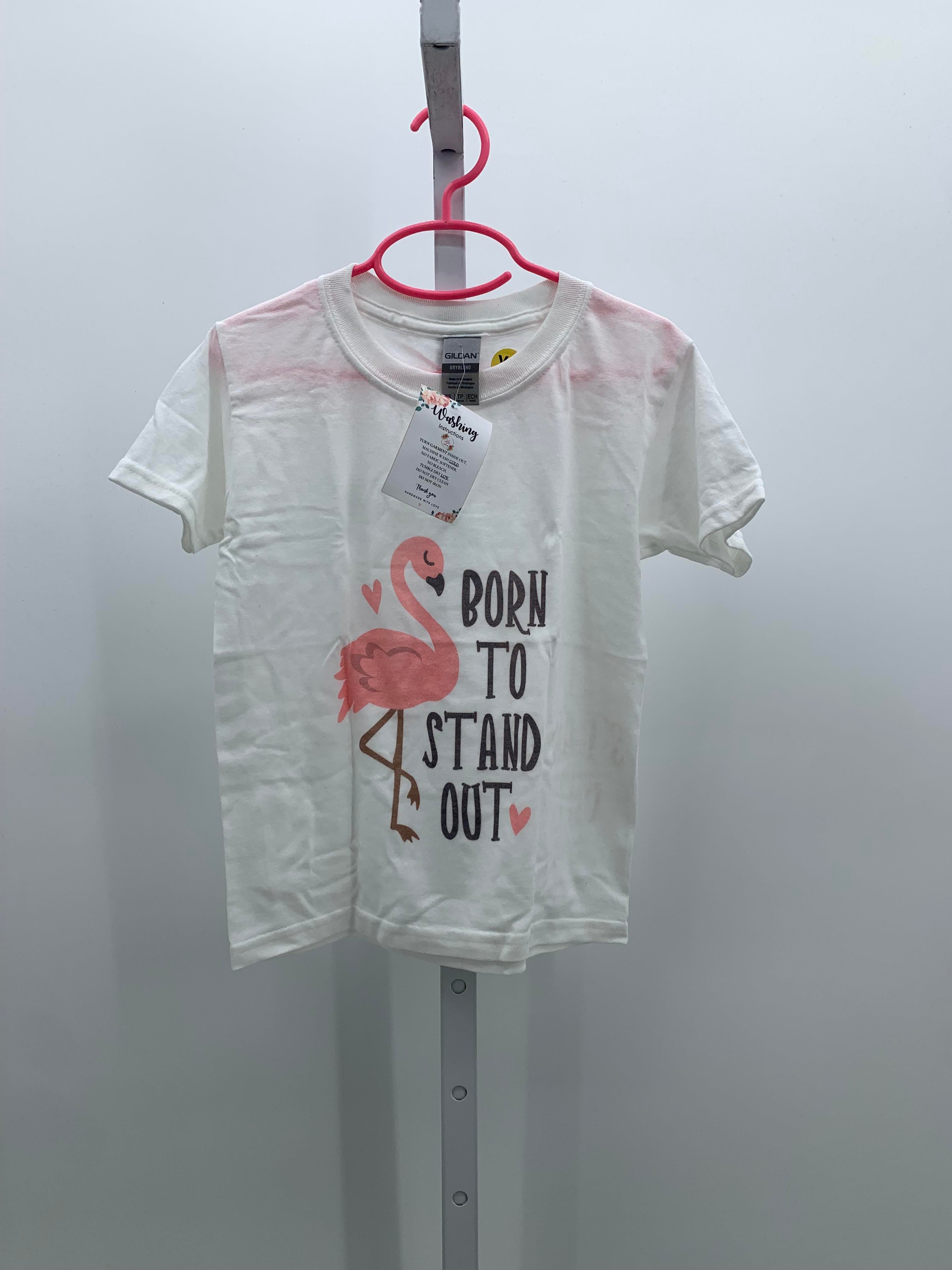Gildan Size 4-5 Girls Short Sleeve Shirt