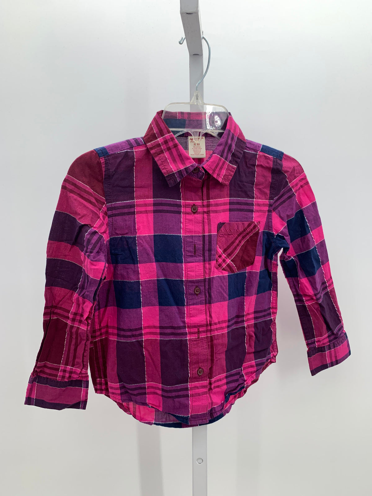 Arizona Size 6X Girls Long Sleeve Shirt