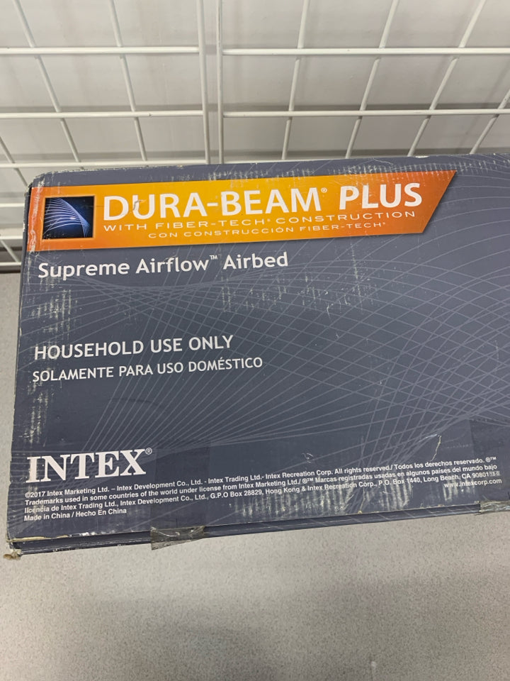 NIB INTEX SUPREME AIRFLOW QUEEN AIRBED.