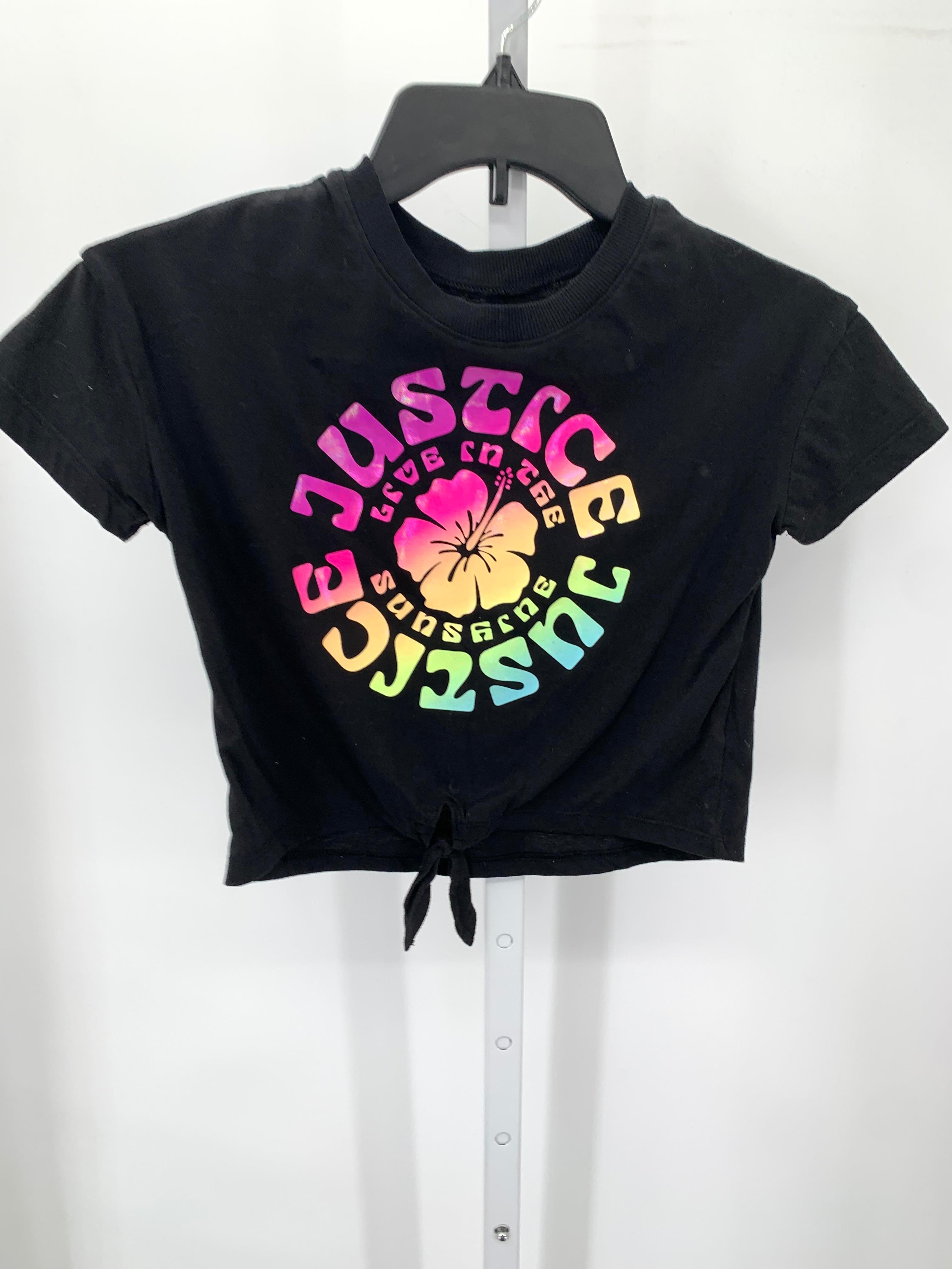 Justice Size 5-6 Girls Short Sleeve Shirt