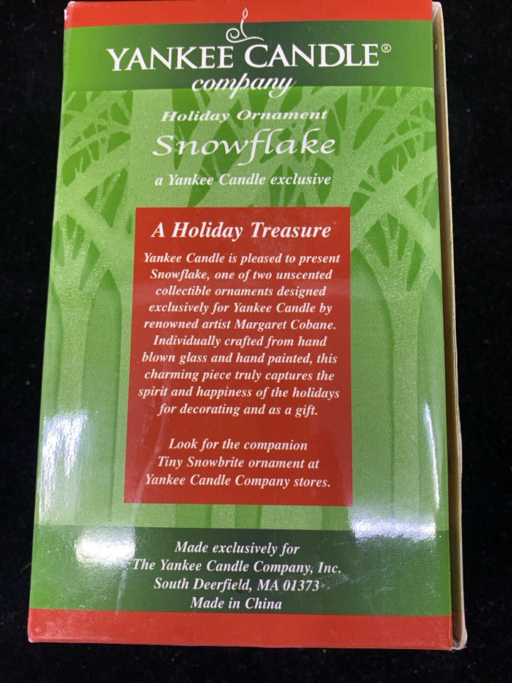 NIB YANKEE CANDLE ELF ORNAMENT.