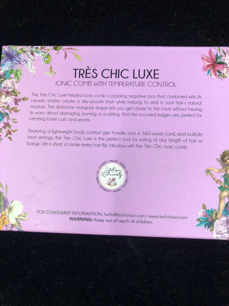 NIB LE CHIC IONIC COMB W TEMP CONTROL.