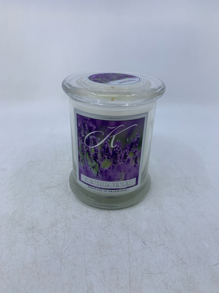 FRENCH LAVENDER KRINGLE CANDLE.