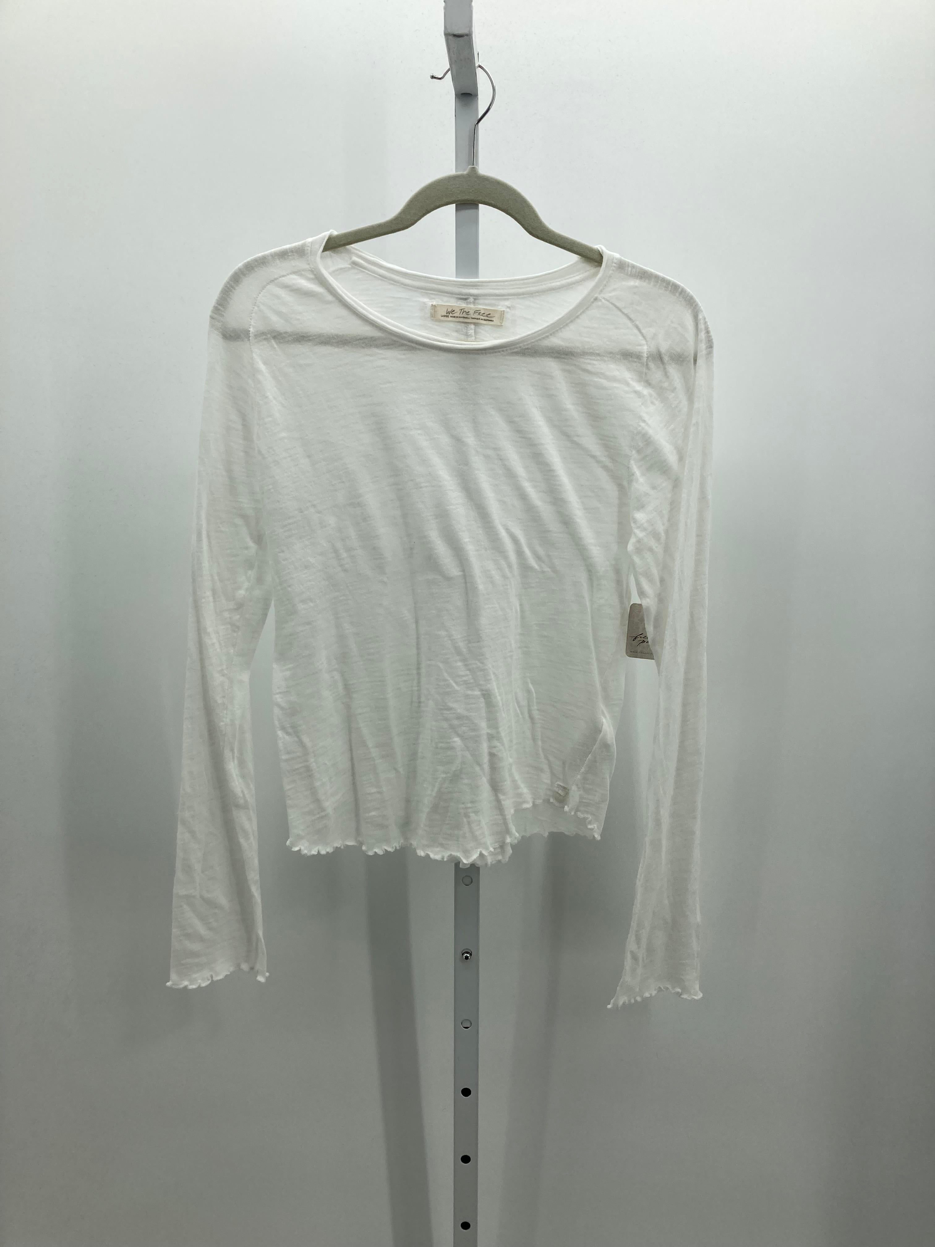We The Free Size Large Misses Long Sleeve Shirt
