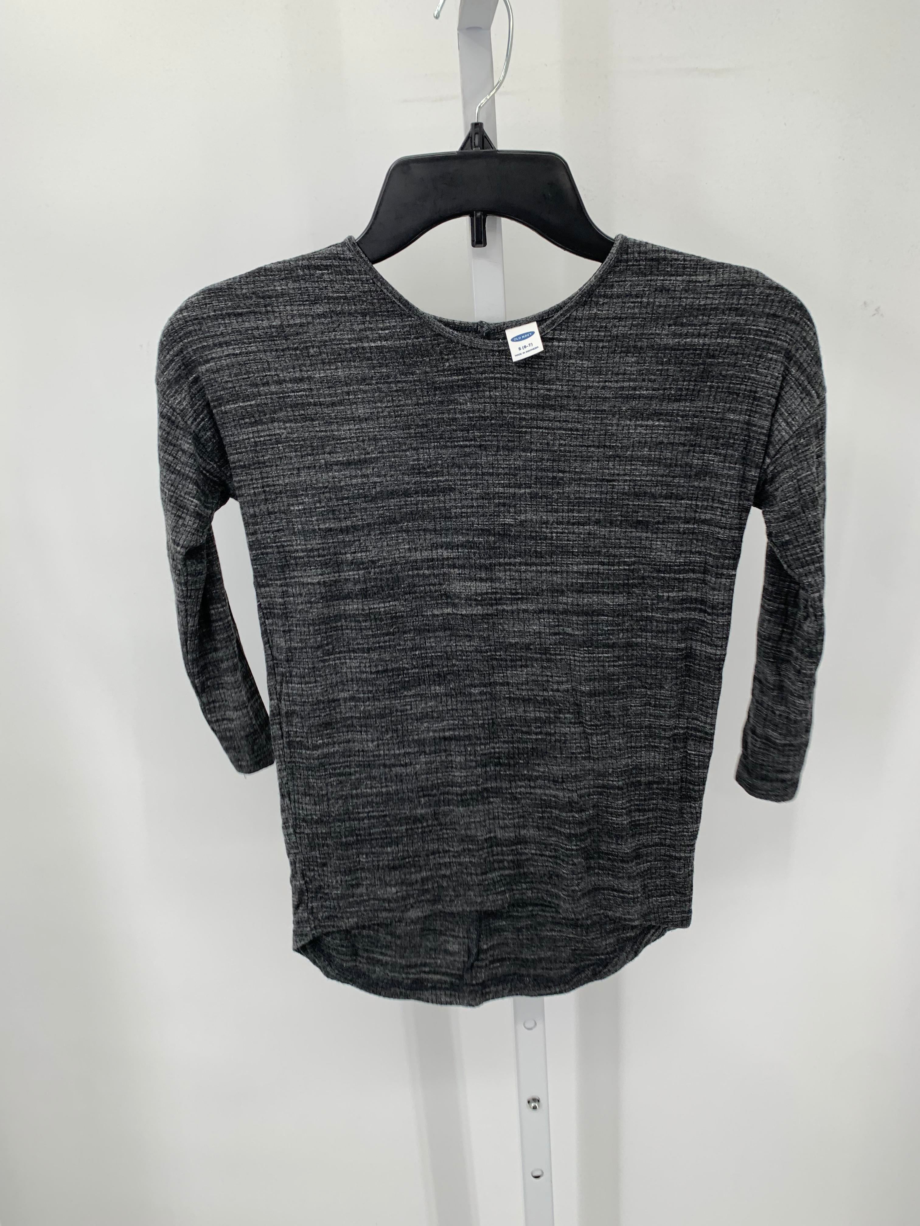 Old Navy Size 6-7 Girls 3/4 Sleeve Shirt