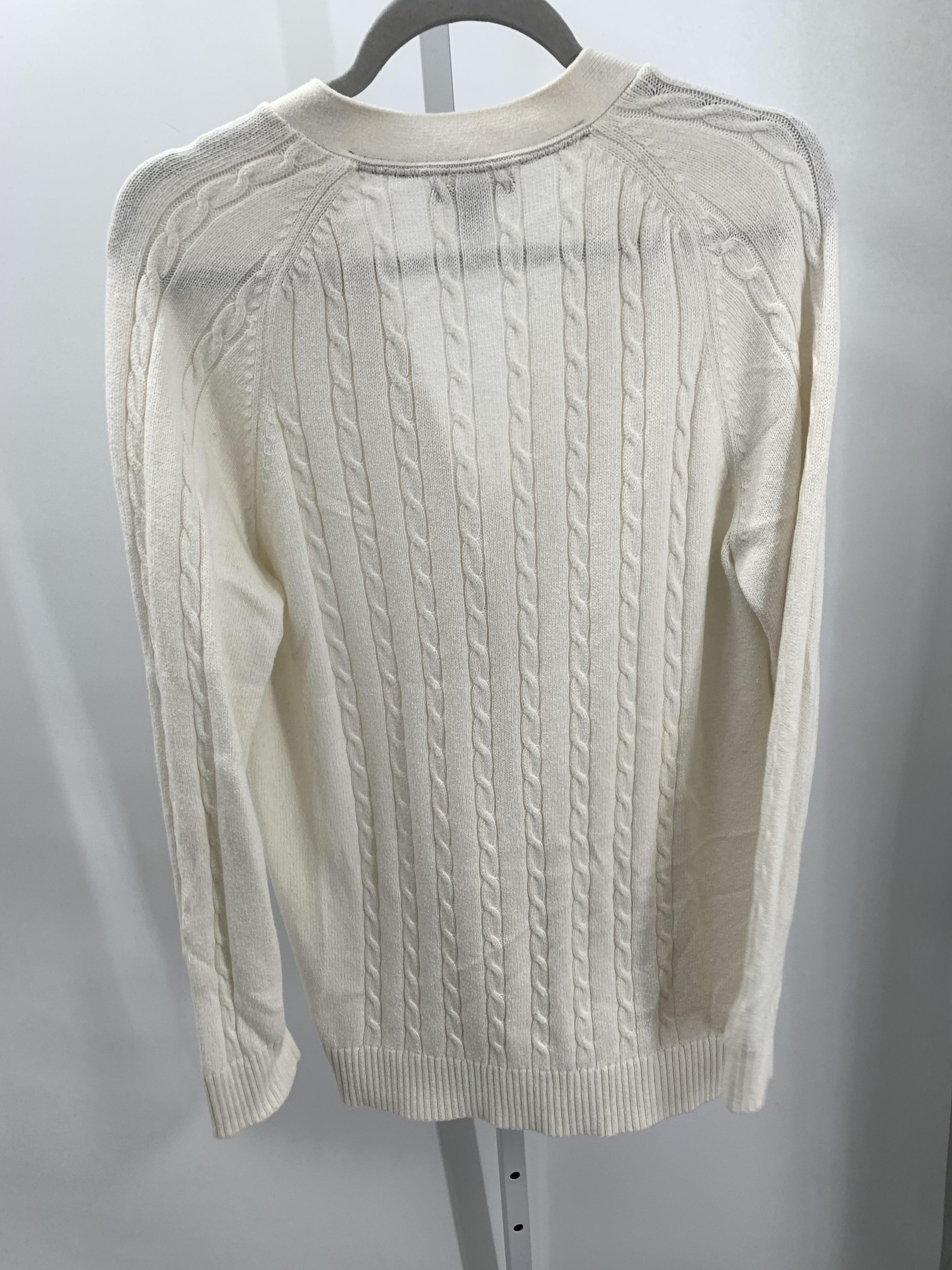 Lands End Size Medium Misses Long Slv Sweater