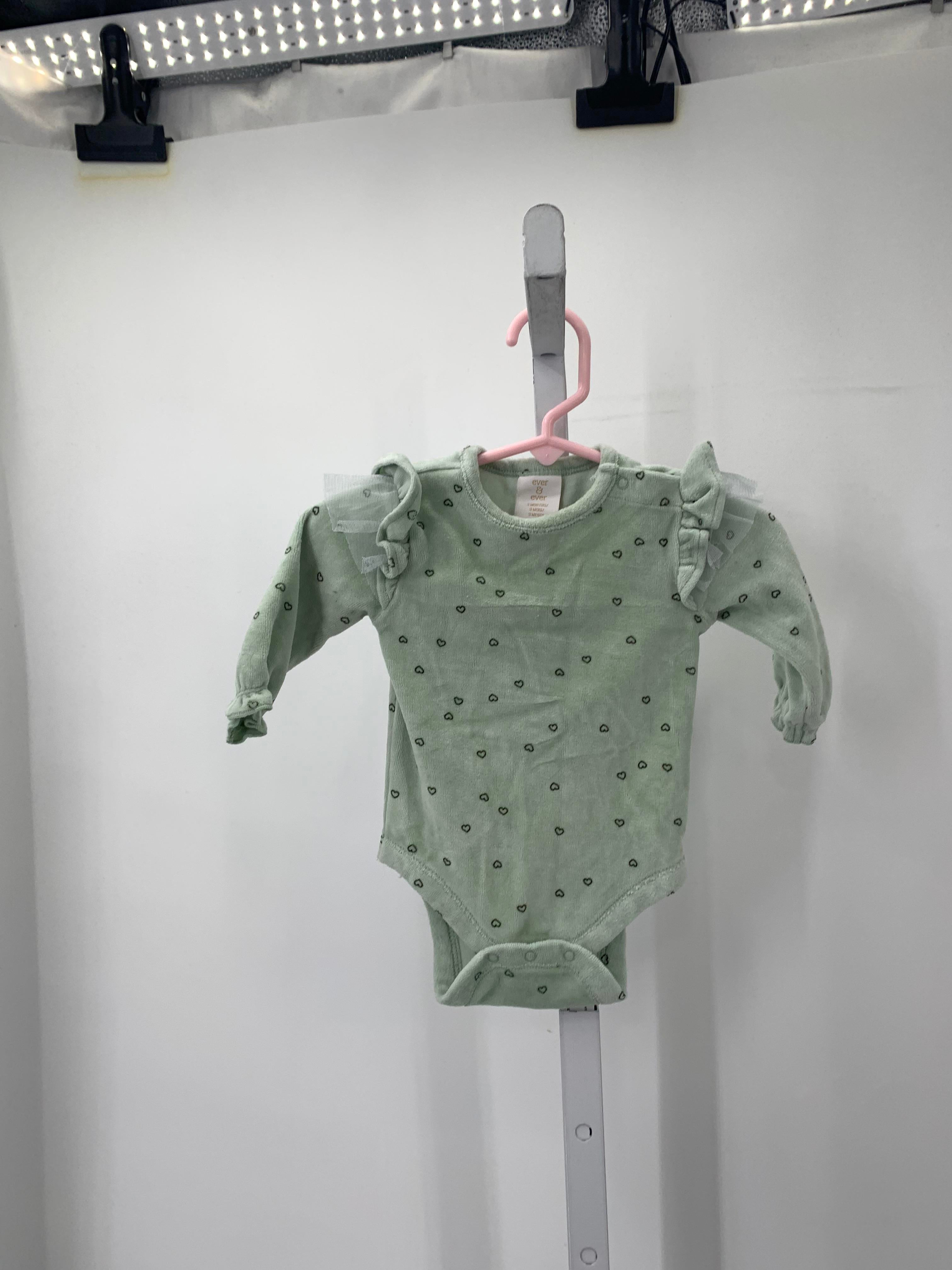 Size 3 Months Girls Long Sleeve Shirt