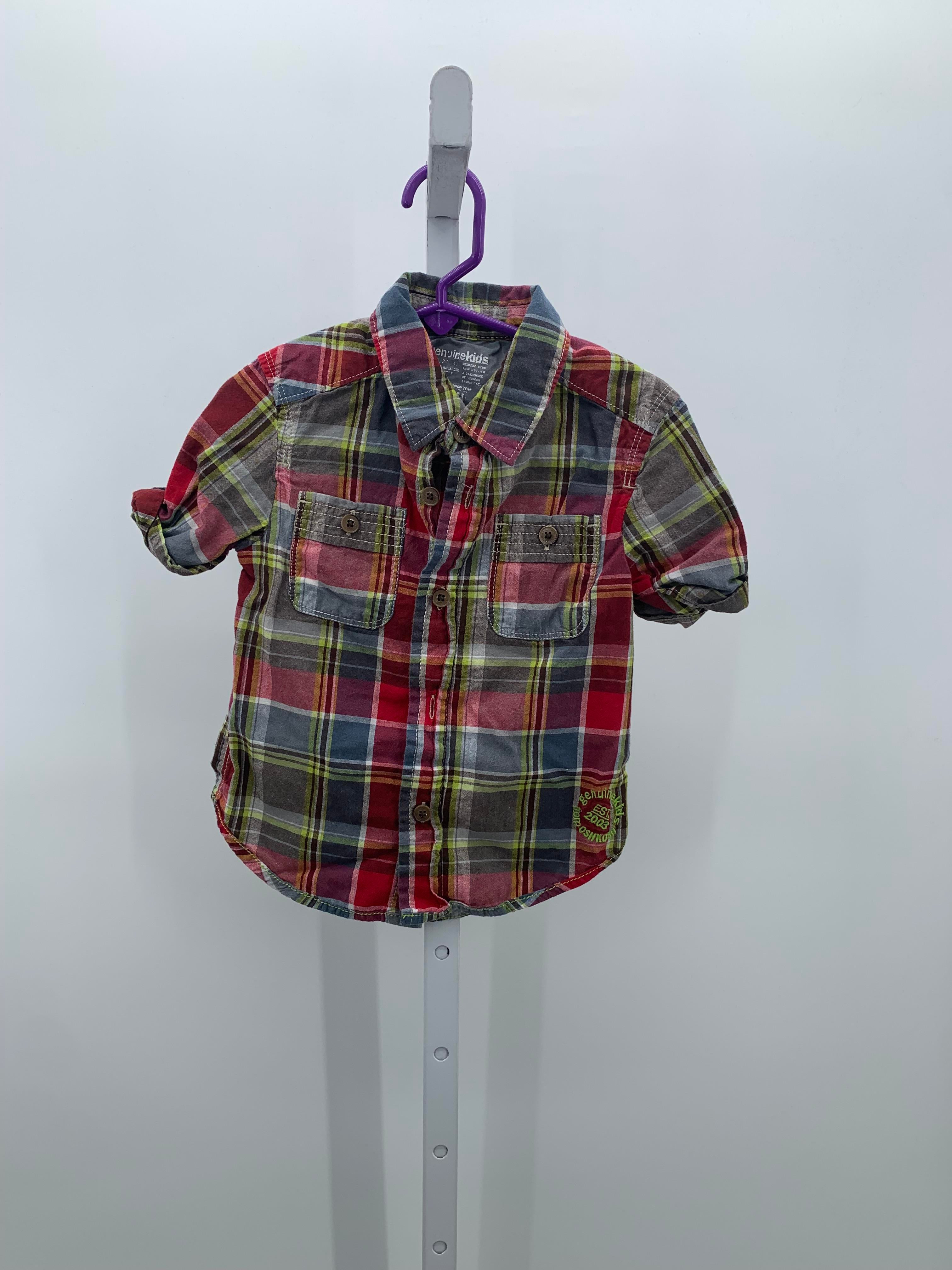 PLAID BTN DOWN