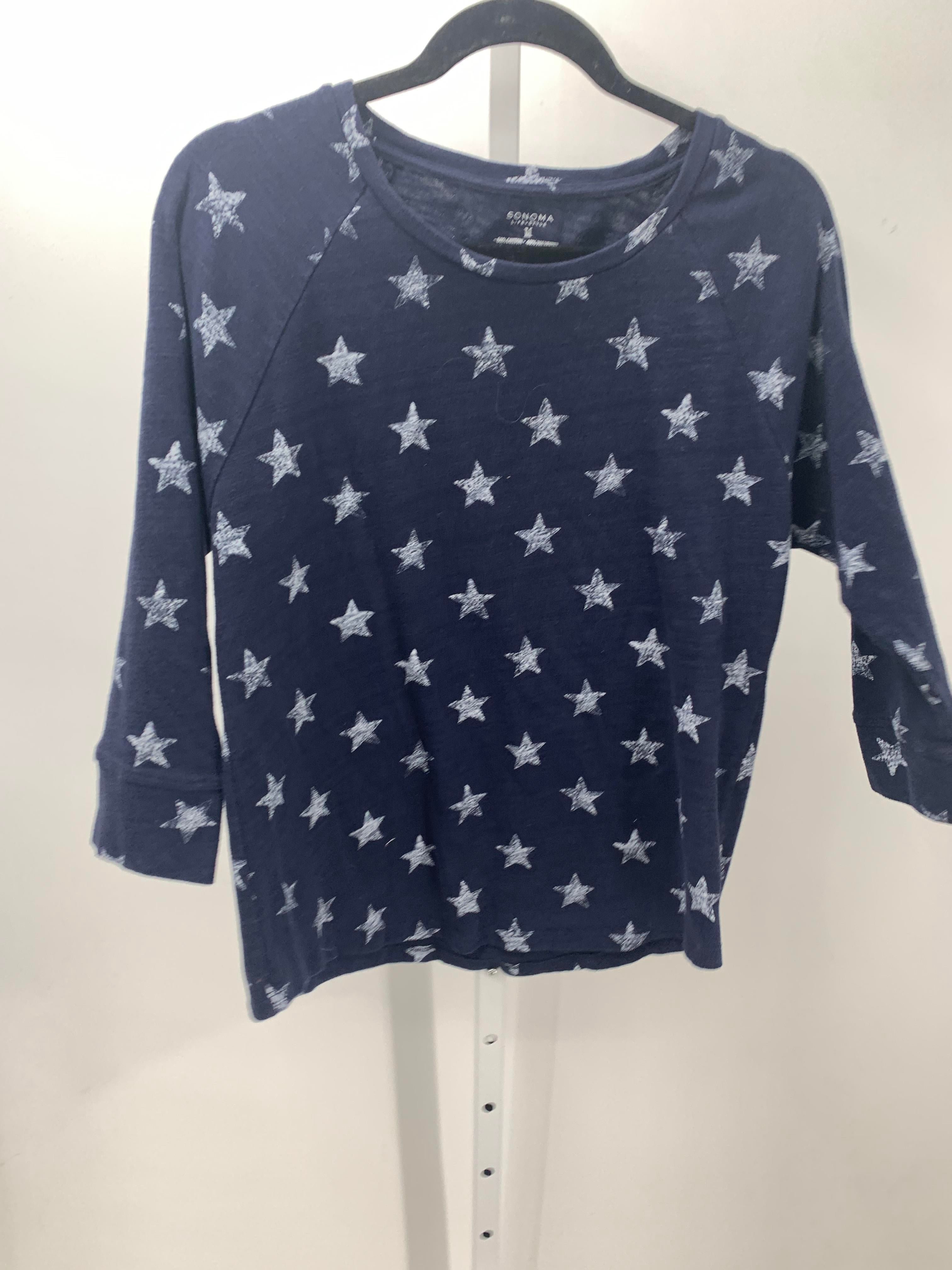 Sonoma Size Medium Misses 3/4 Sleeve Shirt