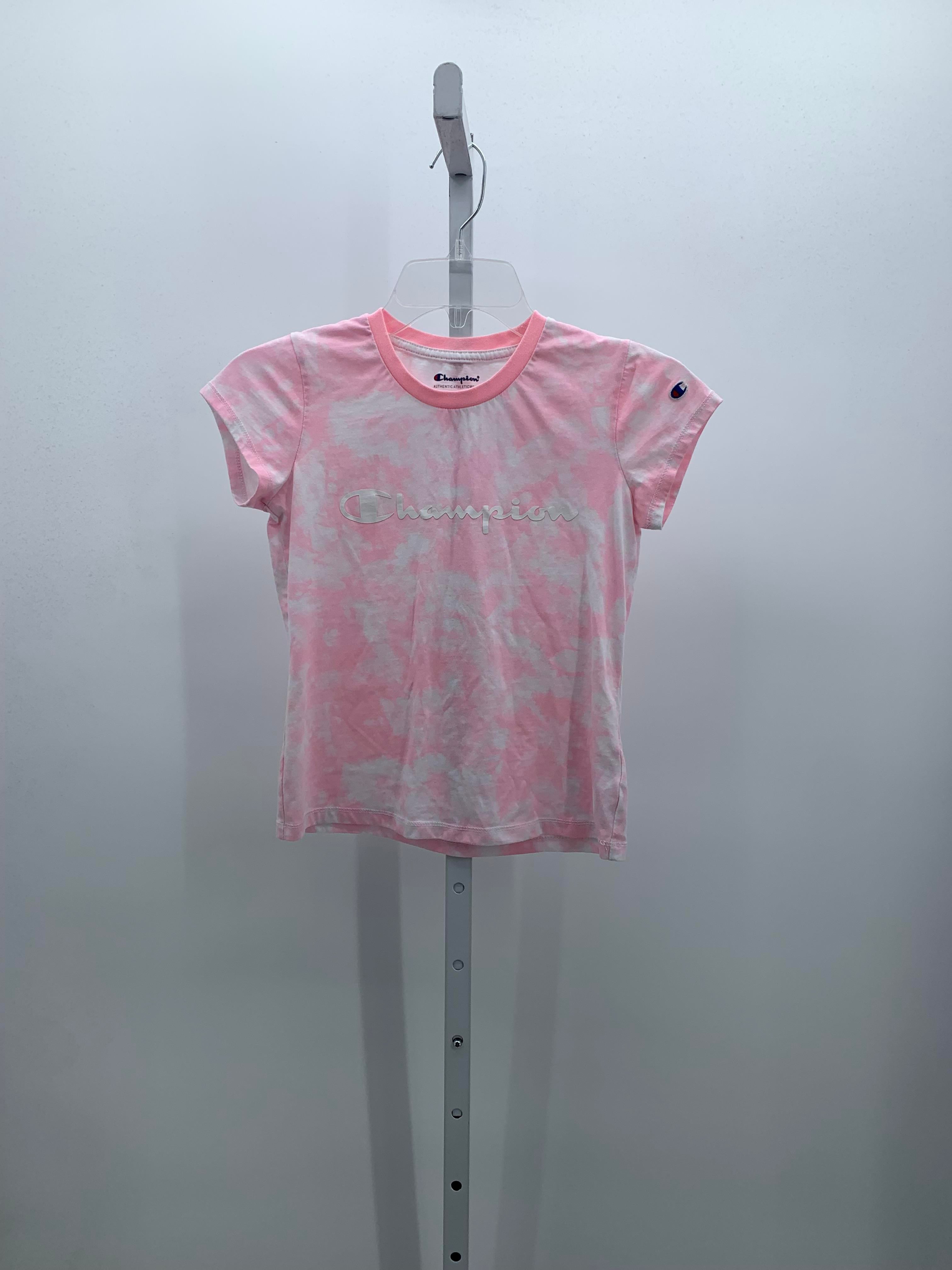 Champion Size 10-12 Girls Short Sleeve Shirt