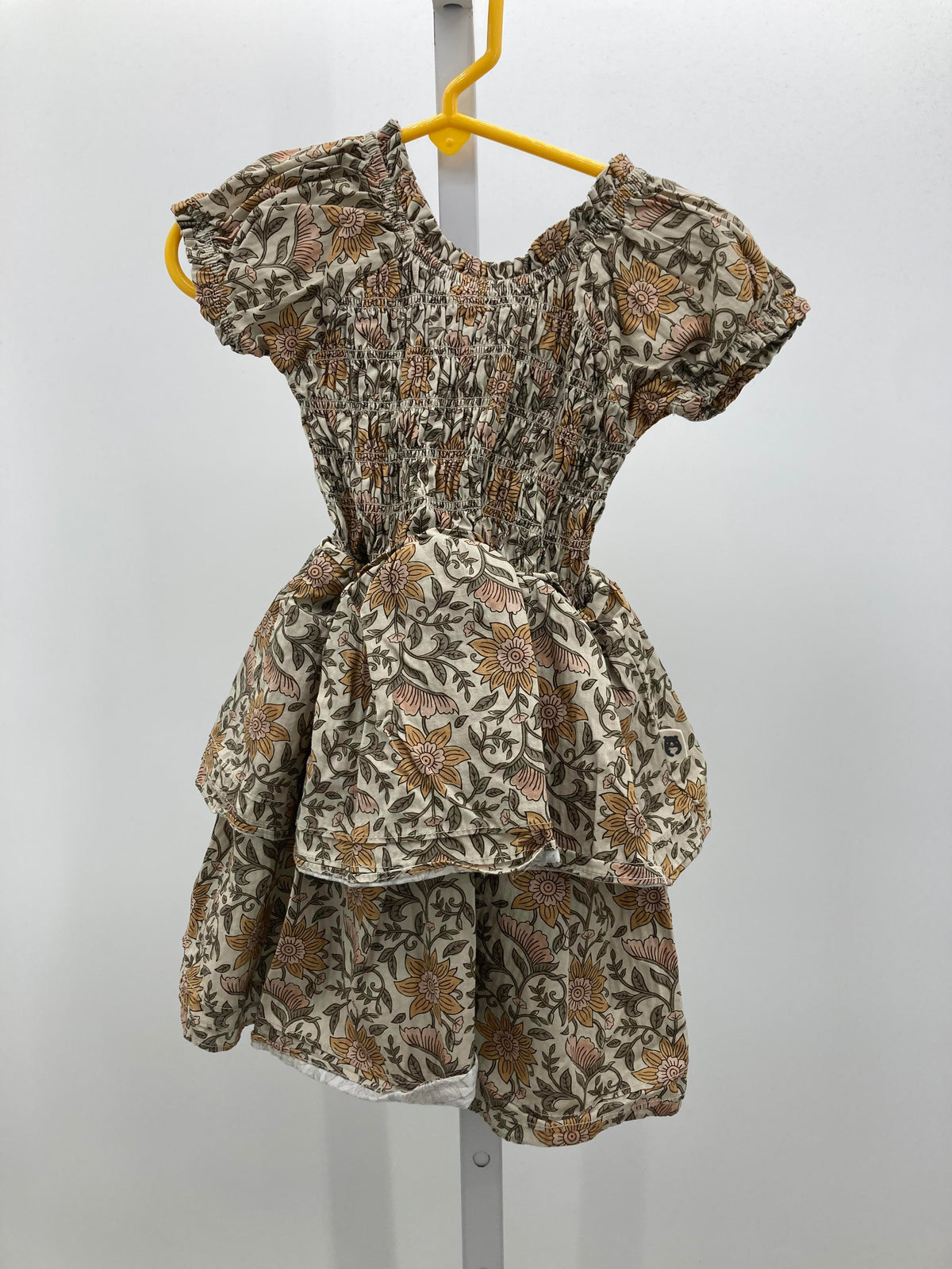 Rabbit + Bear Size 3T Girls Short Sleeve Dress