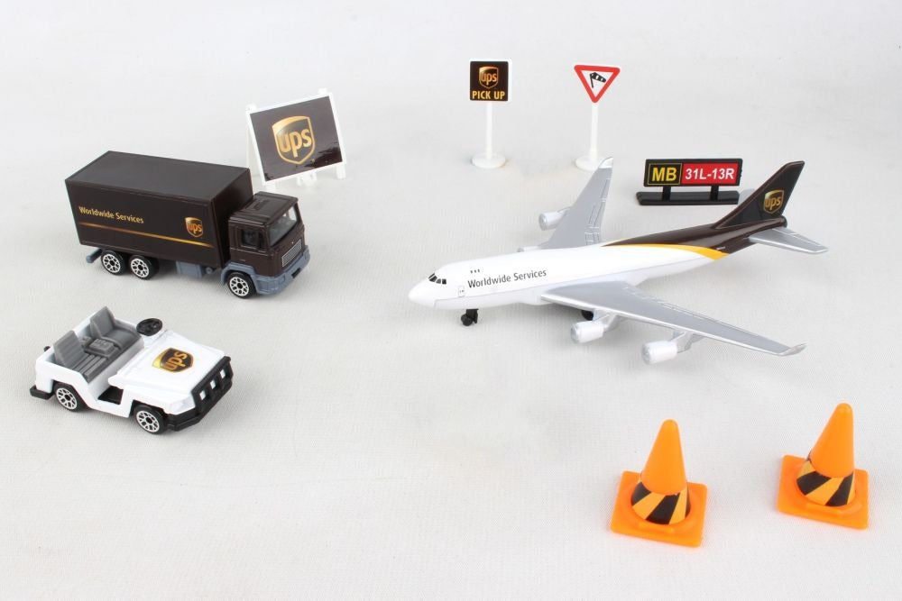 New - UPS Airport Play Set