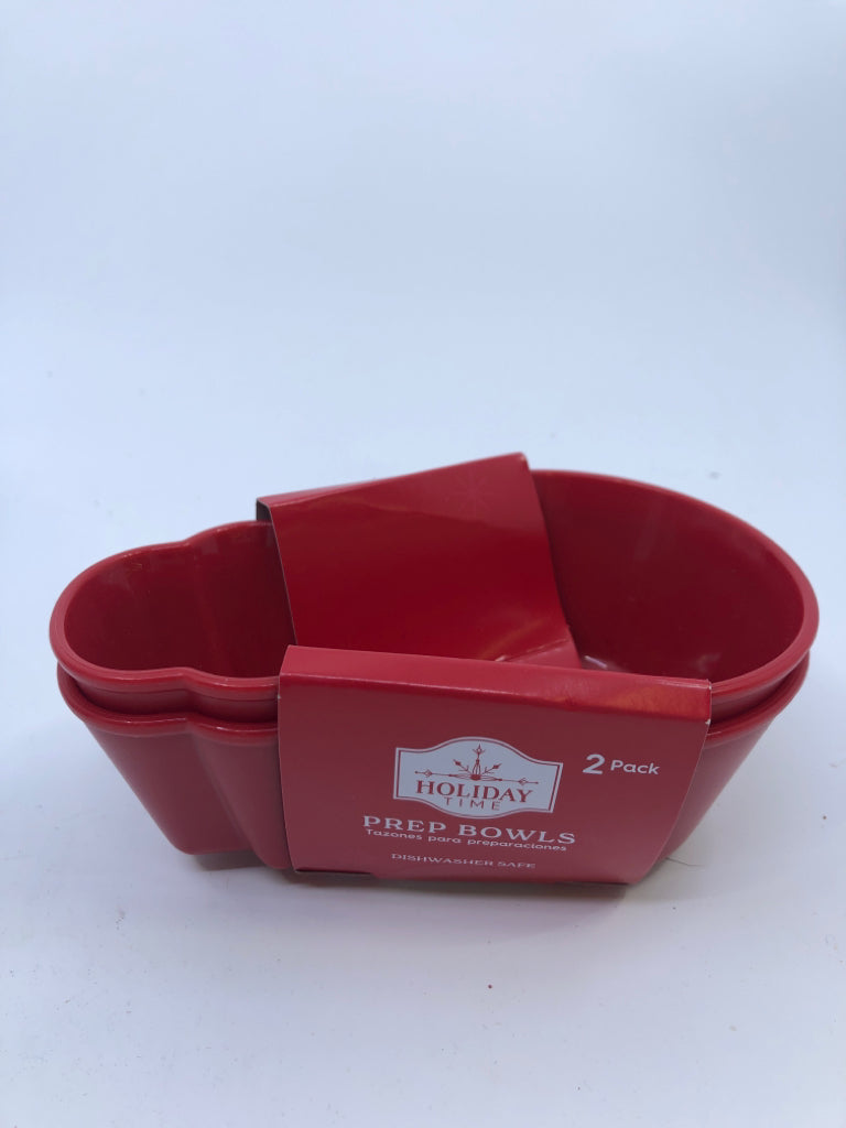 NIP 2PK PREP BOWLS PLASTIC.