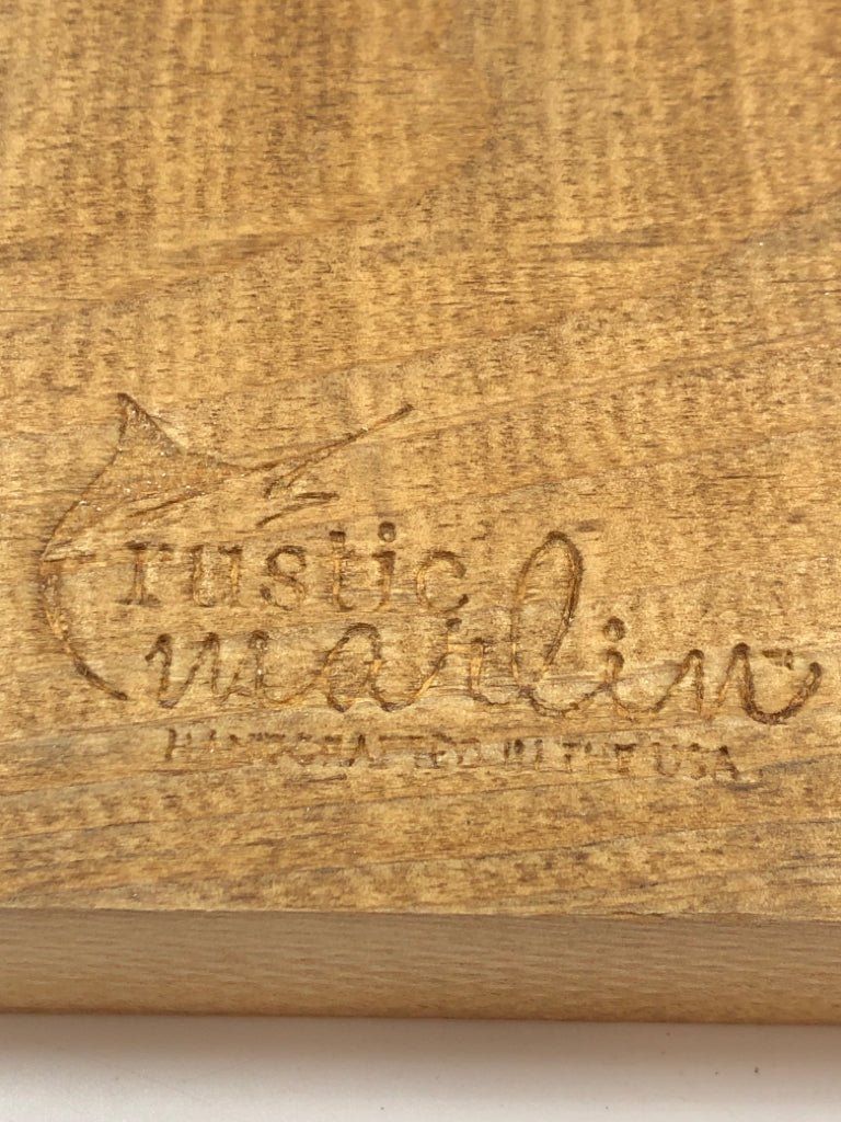 BECAUSE SOMEONE WE LOVE WOOD BLOCK SIGN.