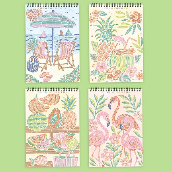 New - FlowArt®: Trace-By-Line, Tropical Paradise