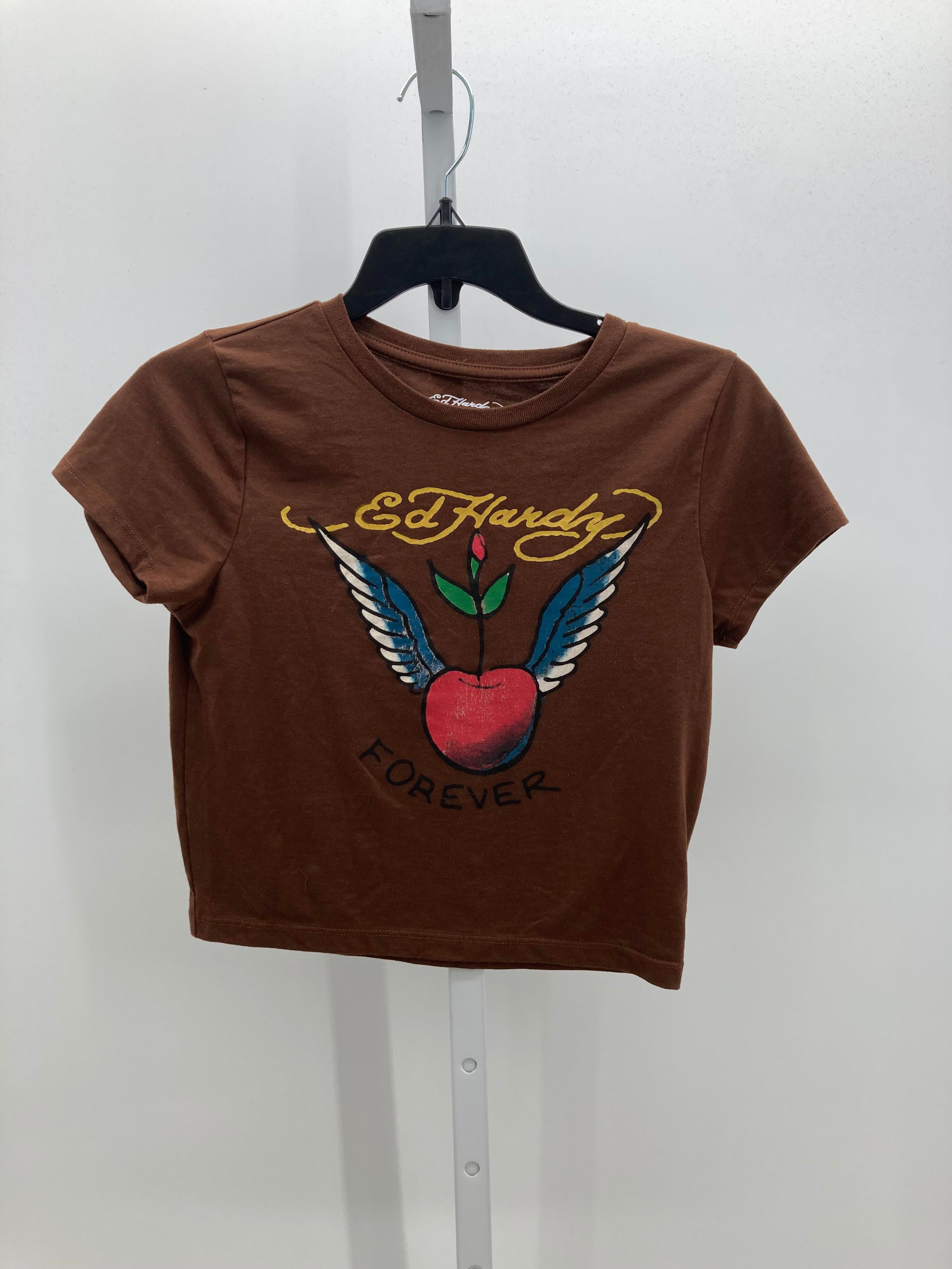 Ed Hardy Size Medium Juniors Short Sleeve Shirt