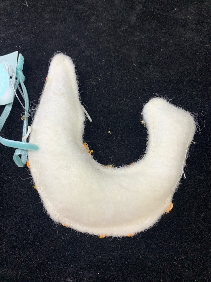 NWT PLUSH SHRIMP ORNAMENT.