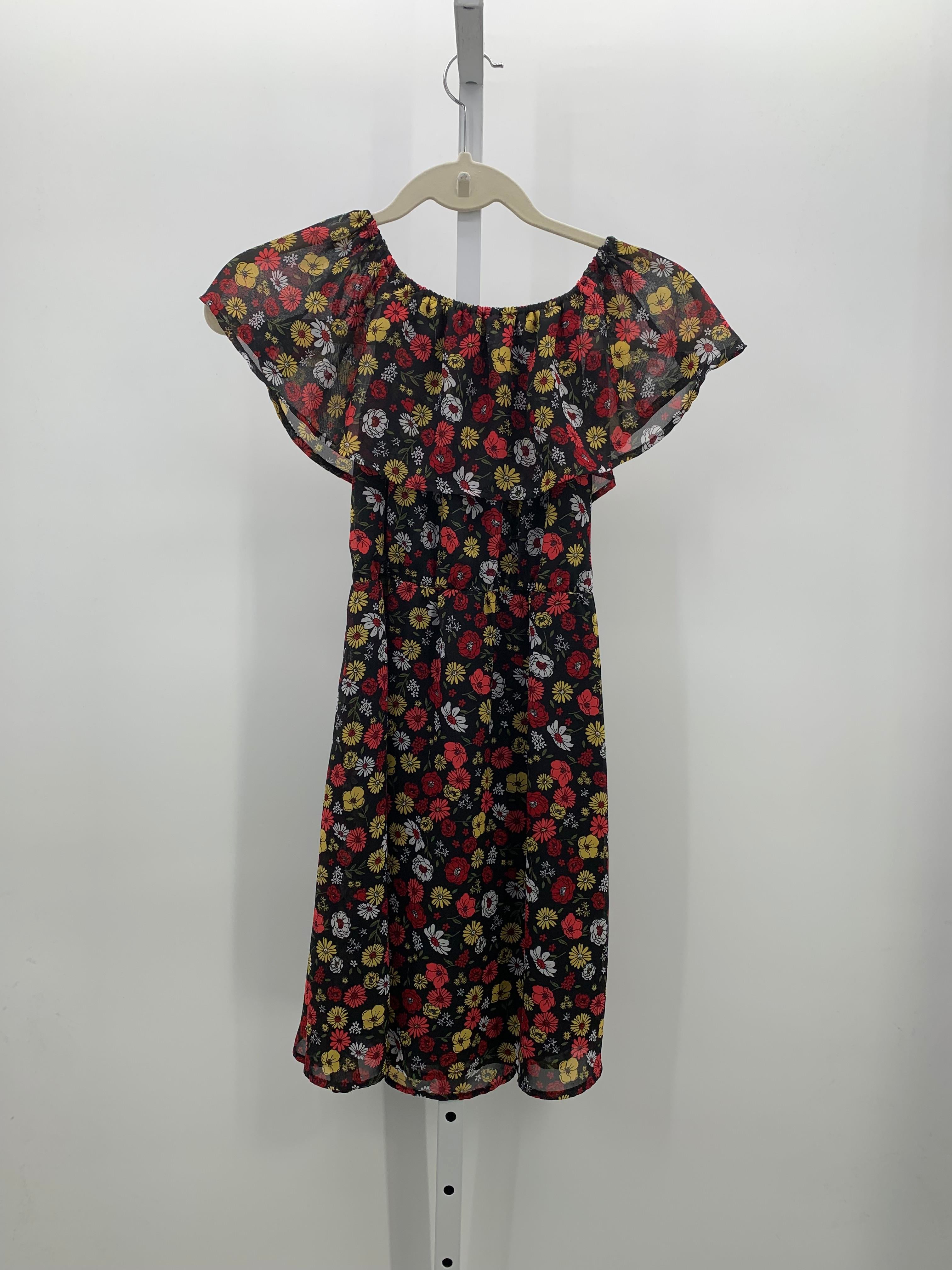 Wonder Nation Size 10-12 Girls Short Sleeve Dress