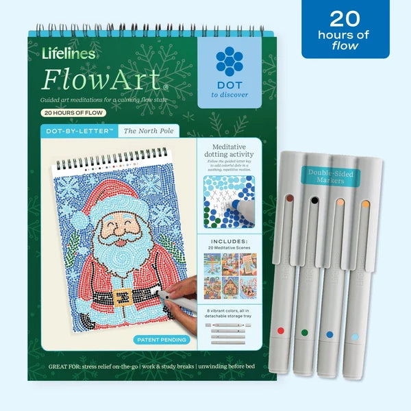 New FlowArt® - Dot-By-Letter, The North Pole