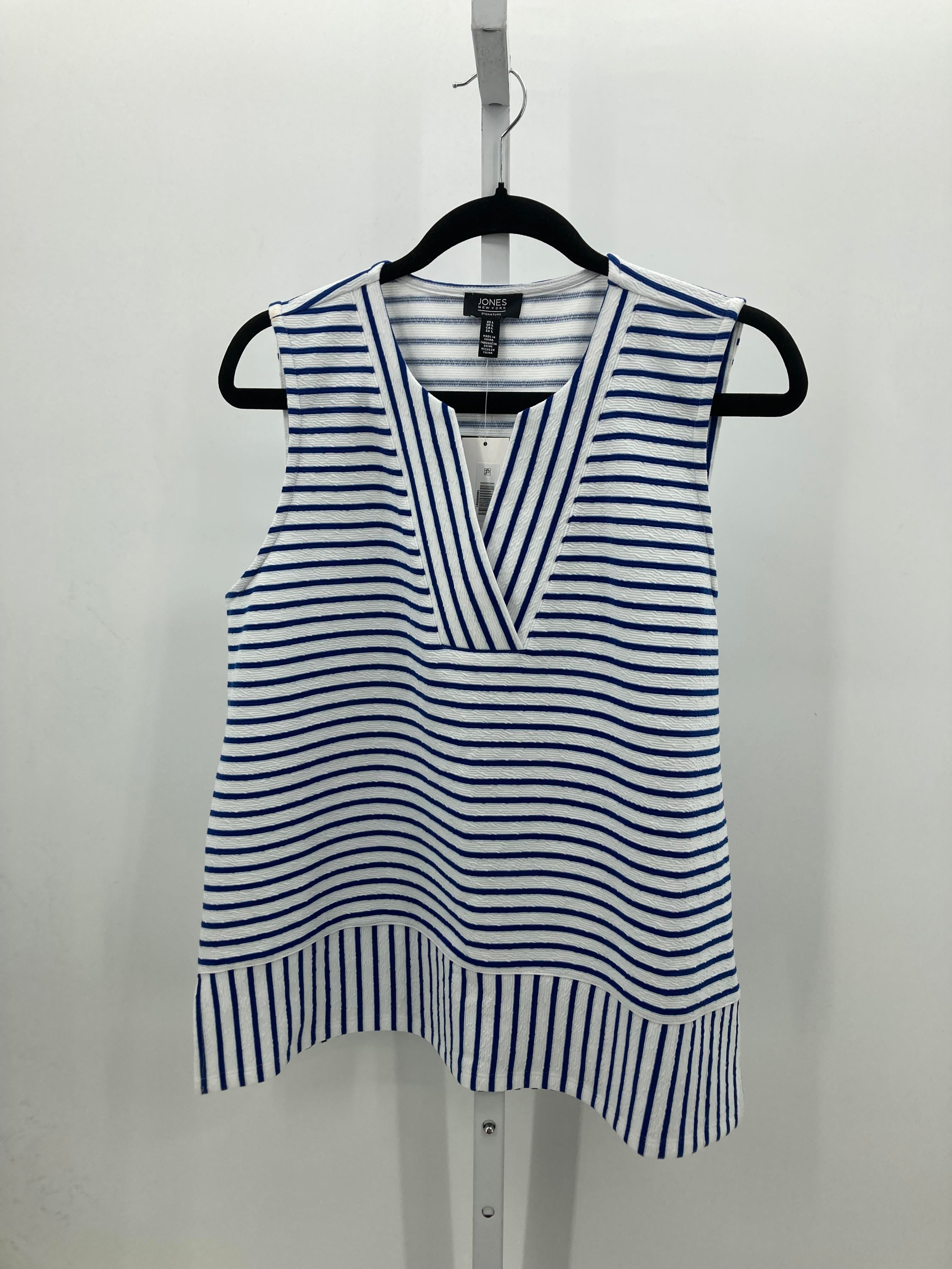Jones New York Size Large Misses Sleeveless Shirt