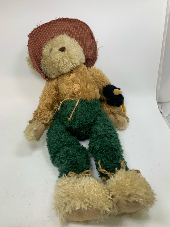 BOYDS BEAR CROPPER T SCAREDYBEAR BEST DRESSED SERIES.