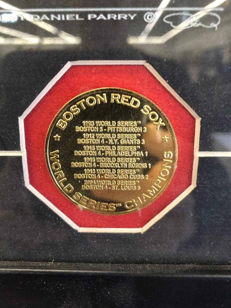 RED SOX FENWAY PARK WORLD SERIES FRAMED ART.