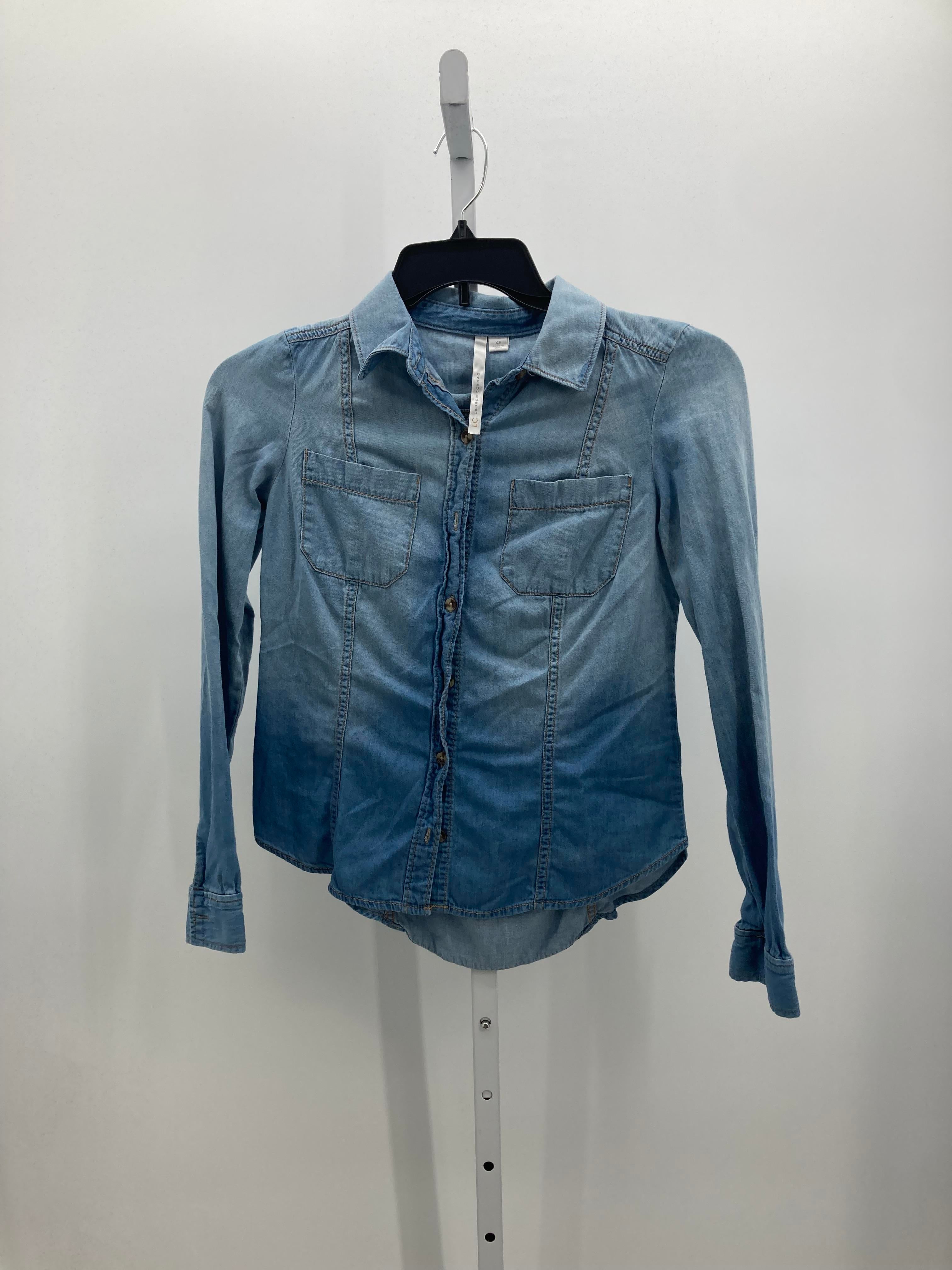 Lauren Conrad Size X Small Misses Long Sleeve Shirt