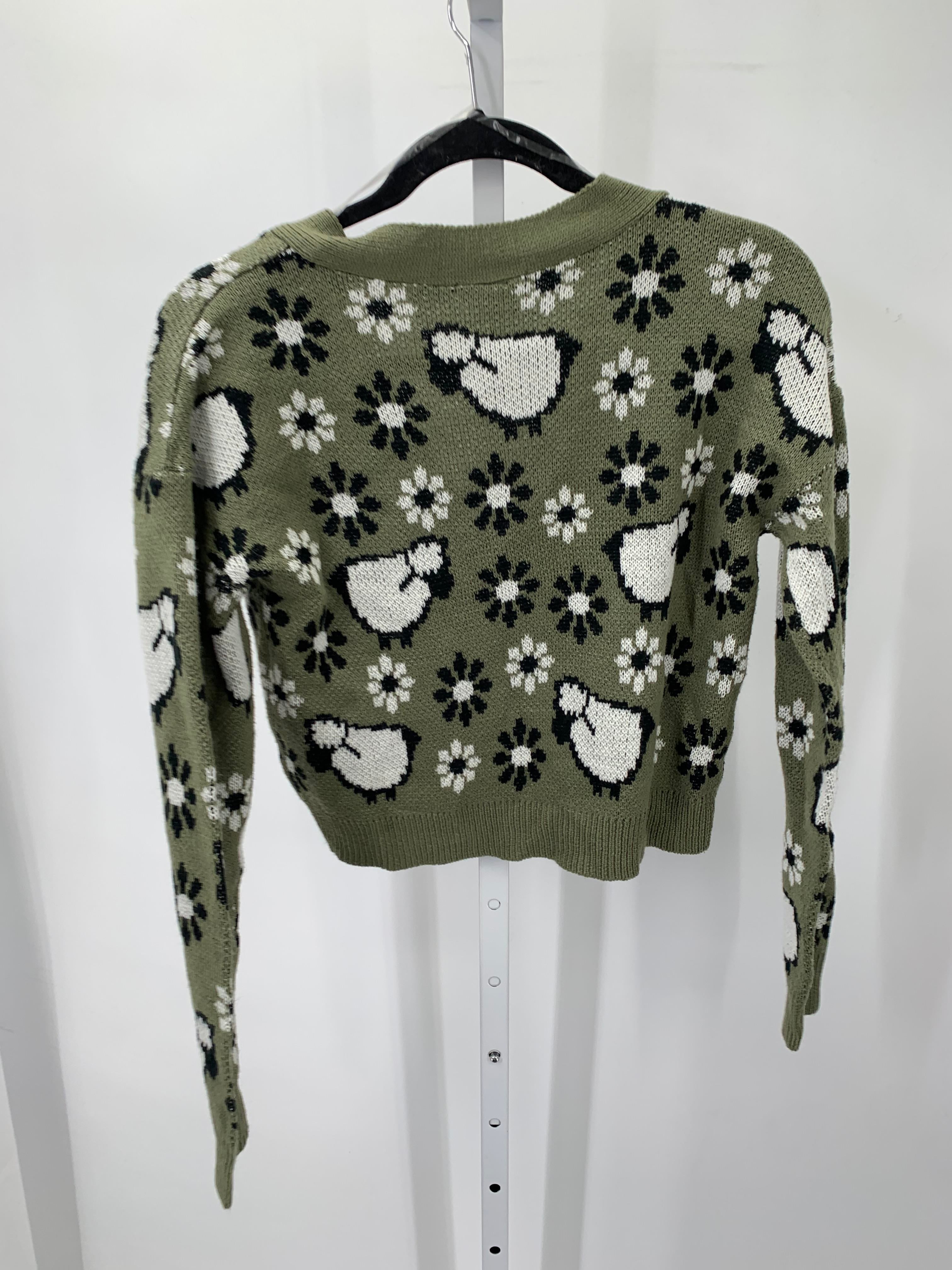 Derek Heart Size Medium Juniors Long Sleeve Sweater