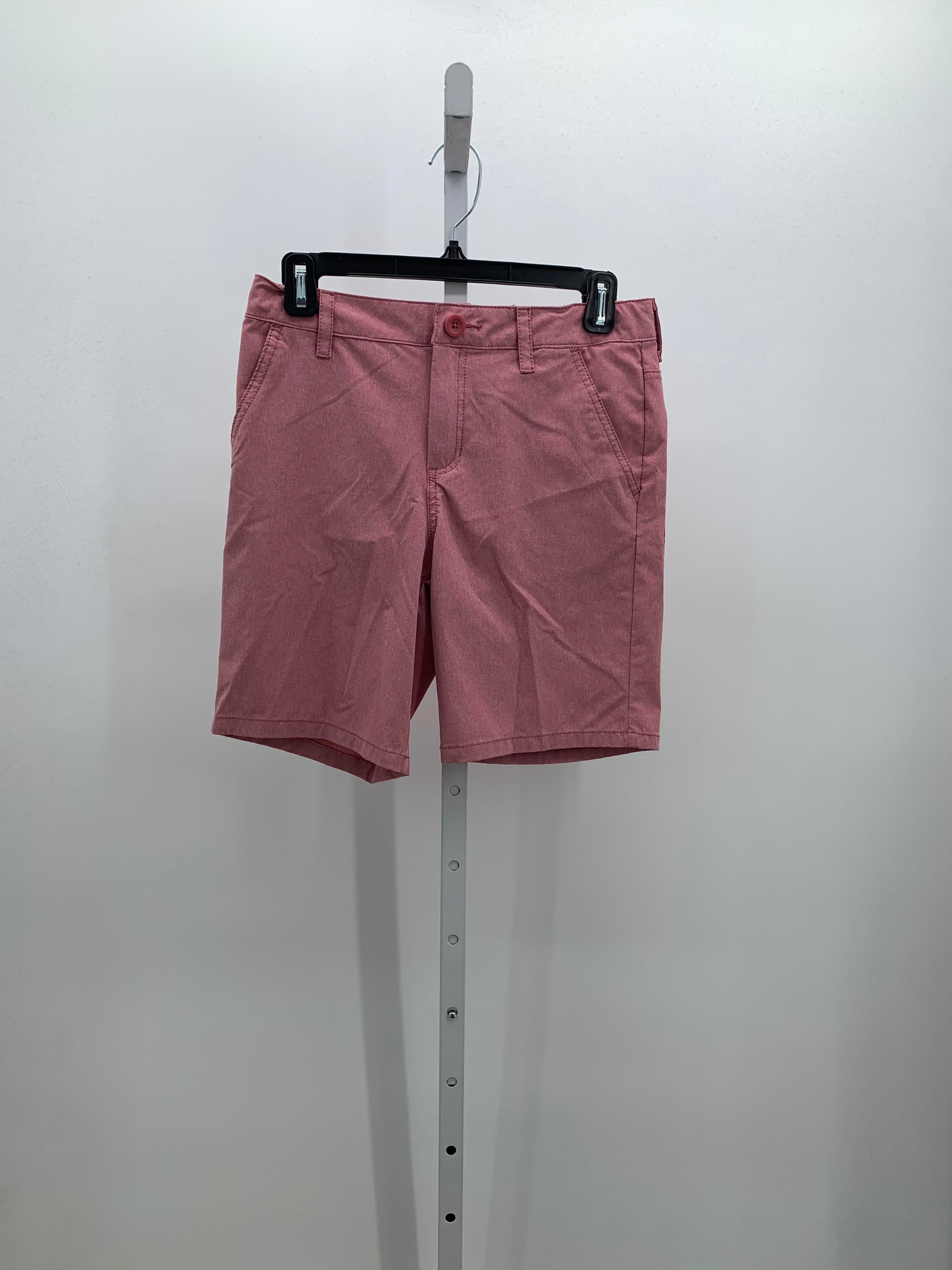 HEATHERED RED SHORTS