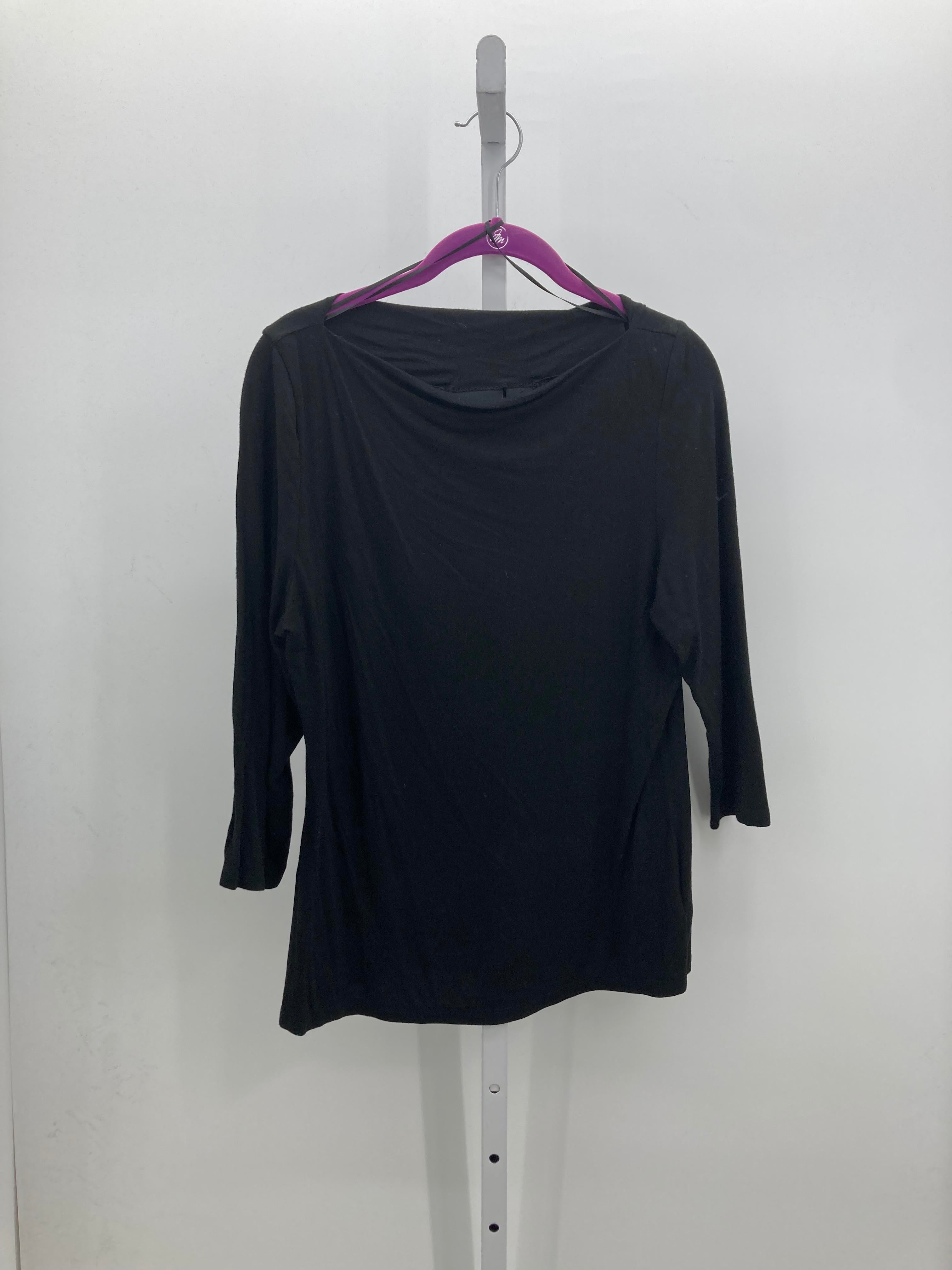 Adrienne Vittadini Size Extra Large Misses 3/4 Sleeve Shirt