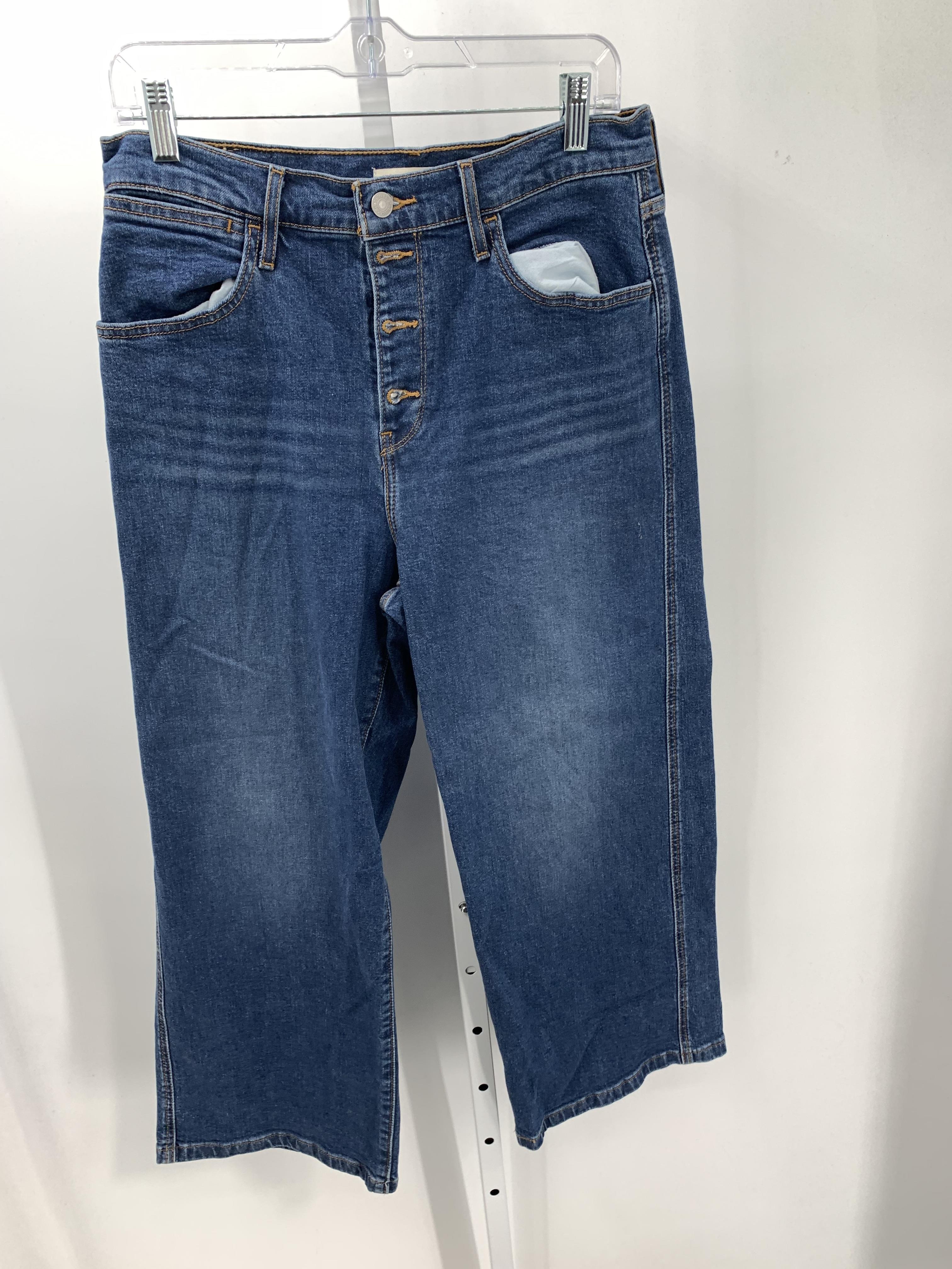 Levis Size 10 Misses Cropped Jeans