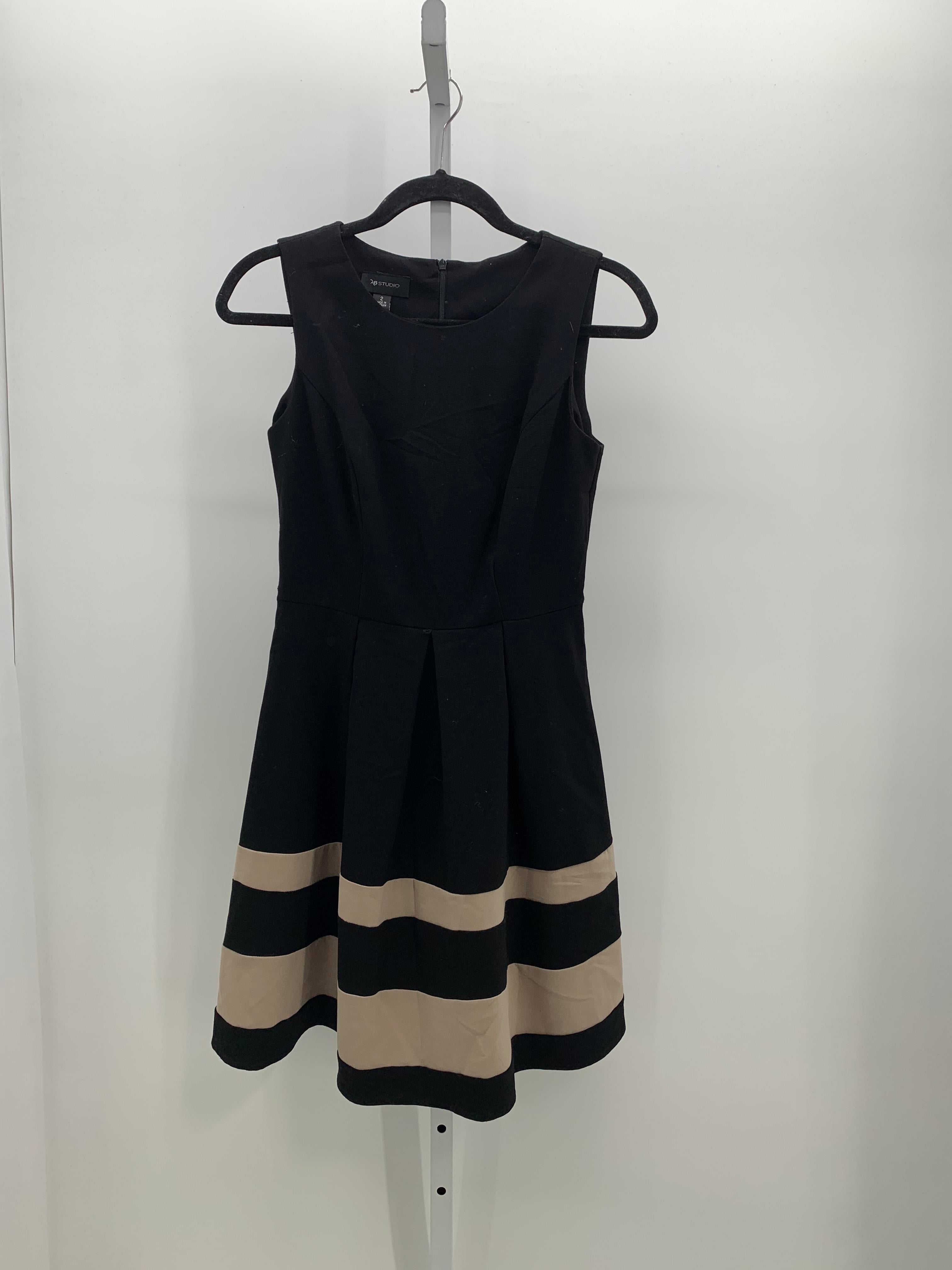 Ab Studio Size 2 Misses Sleeveless Dress