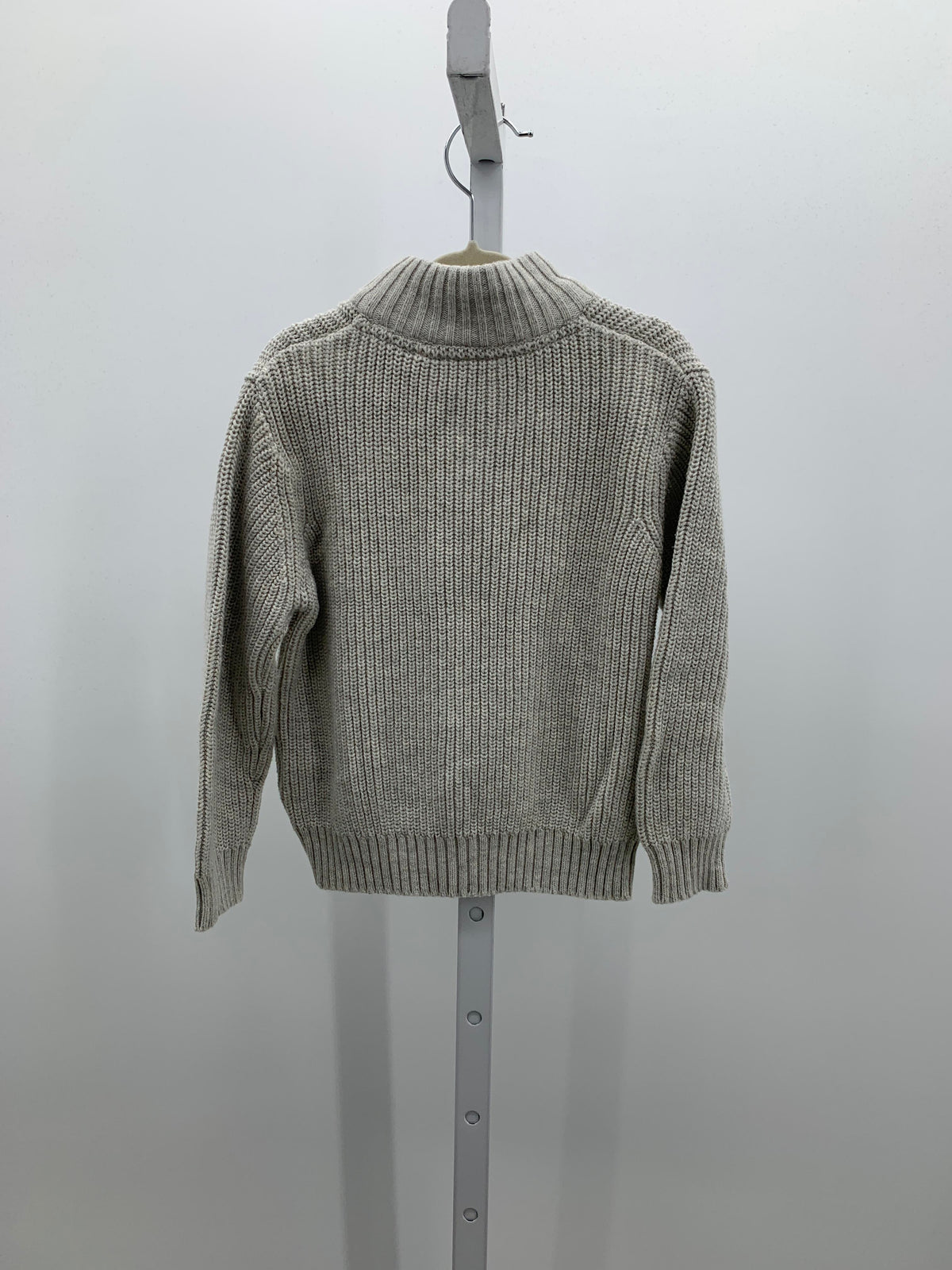 PARTIAL ZIP RIBBED