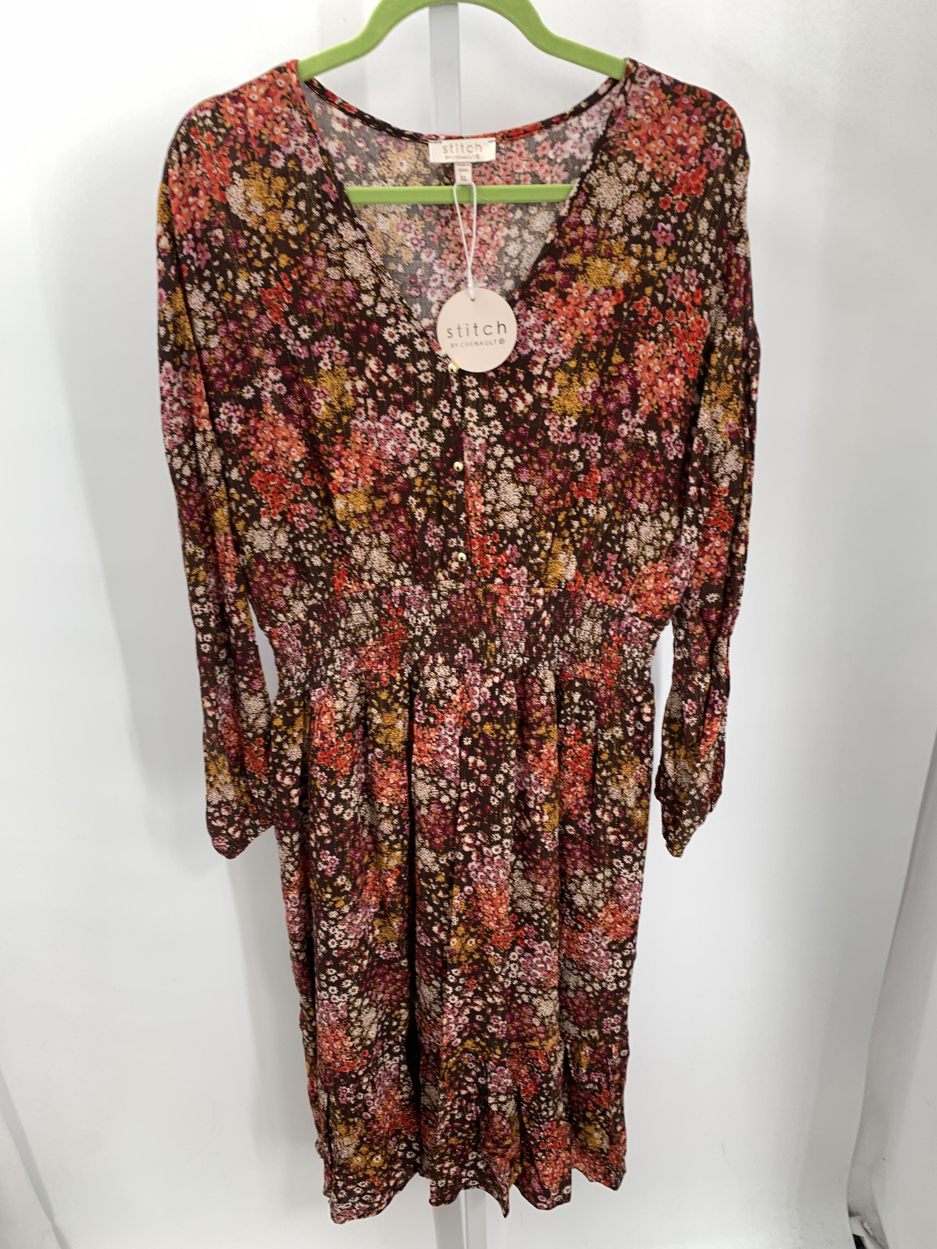 Chenault Size Extra Large Misses Long Sleeve Dress