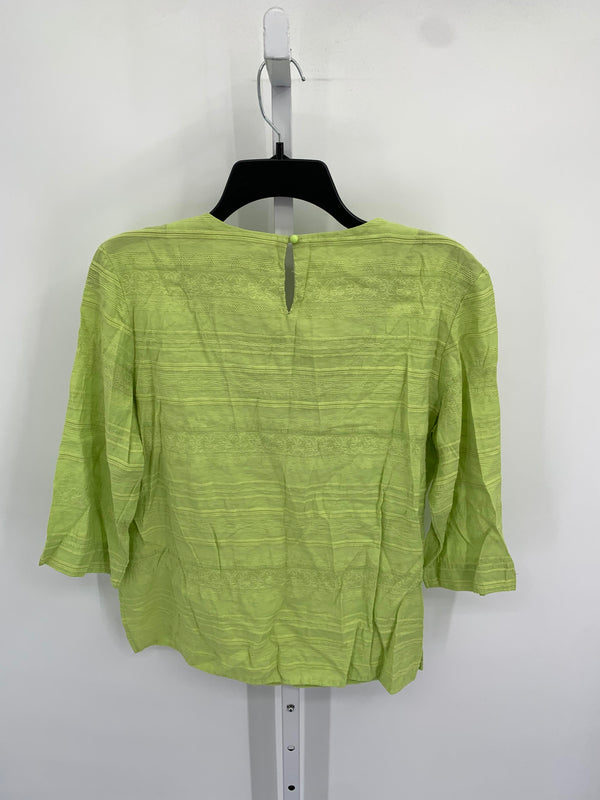 Alfred Dunner Size 12 Petite Petite 3/4 Sleeve Shirt