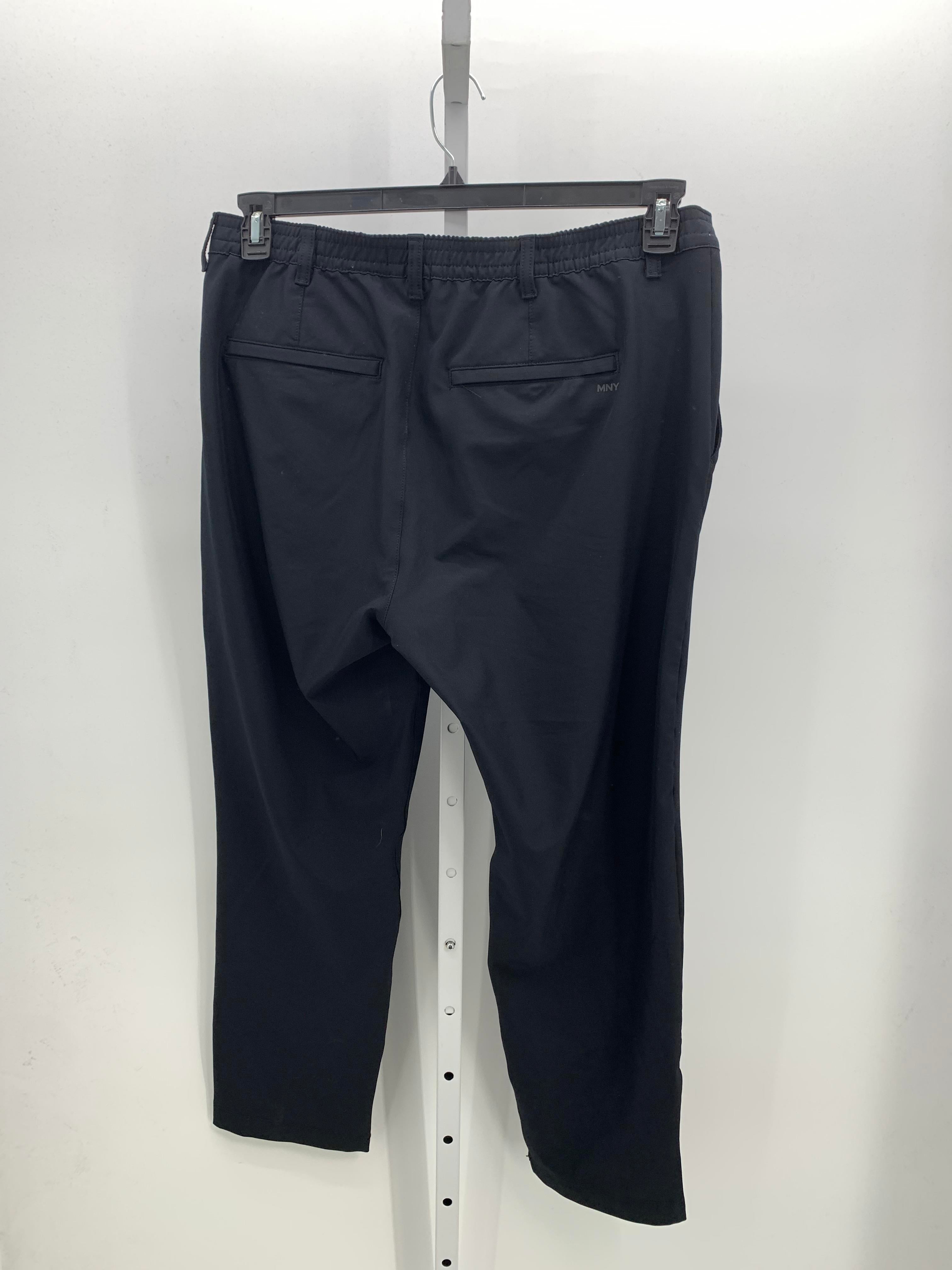 ELASTIC WAIST TROUSERS.