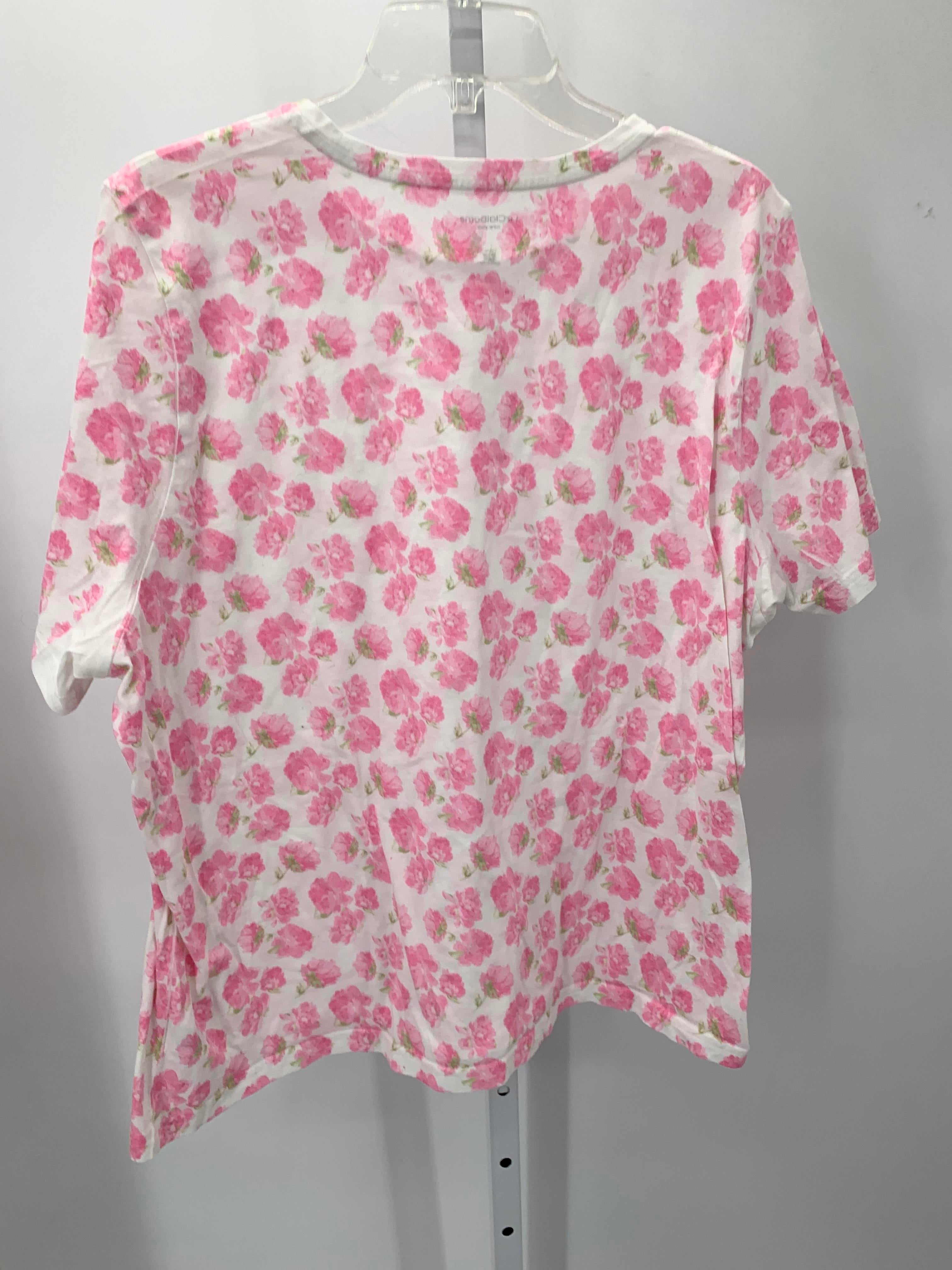 Liz Claiborne Size 3X Womens Short Sleeve Shirt