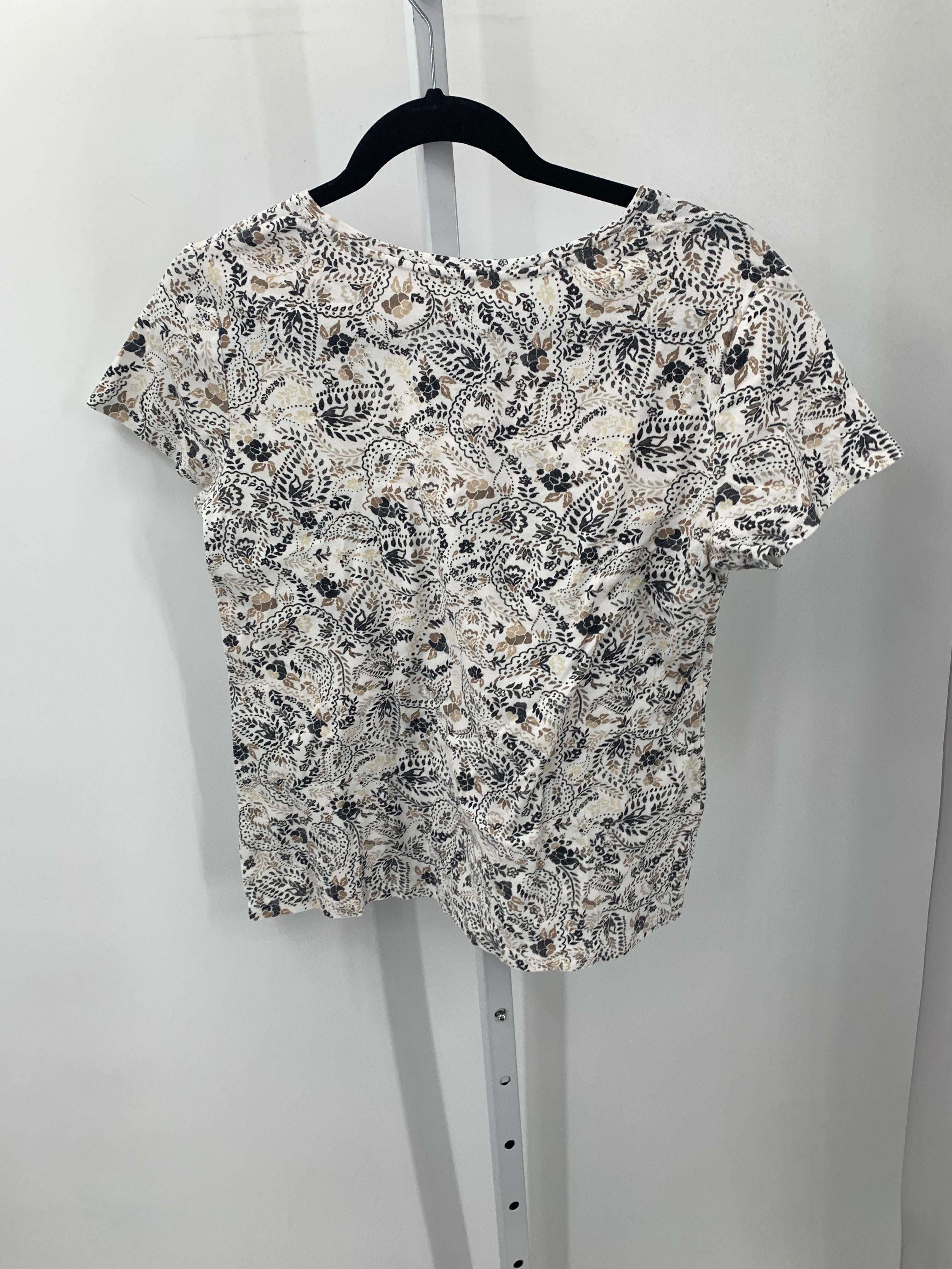 Croft & Barrow Size Small Misses Short Sleeve Shirt