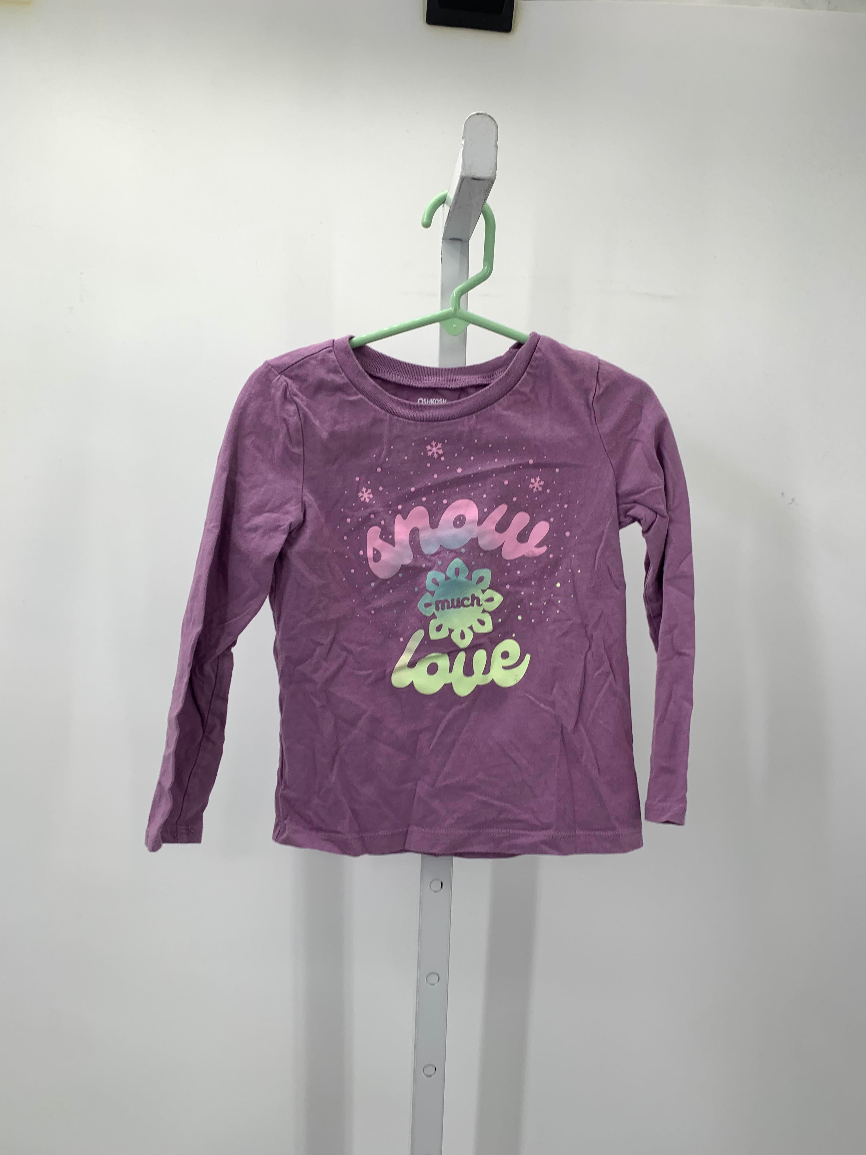 Osh Kosh Size 4T Girls Long Sleeve Shirt