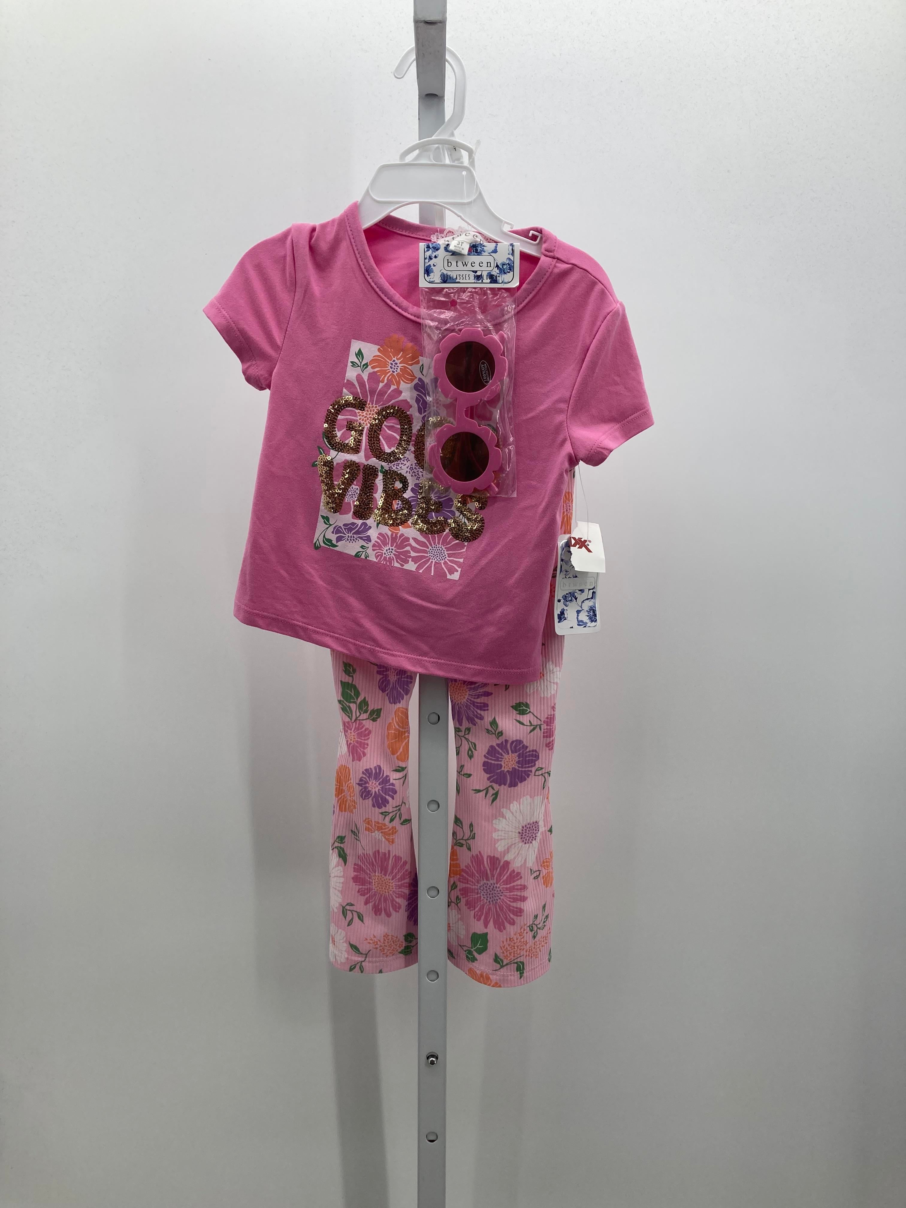 BTween Size 3T Girls 2 Pieces