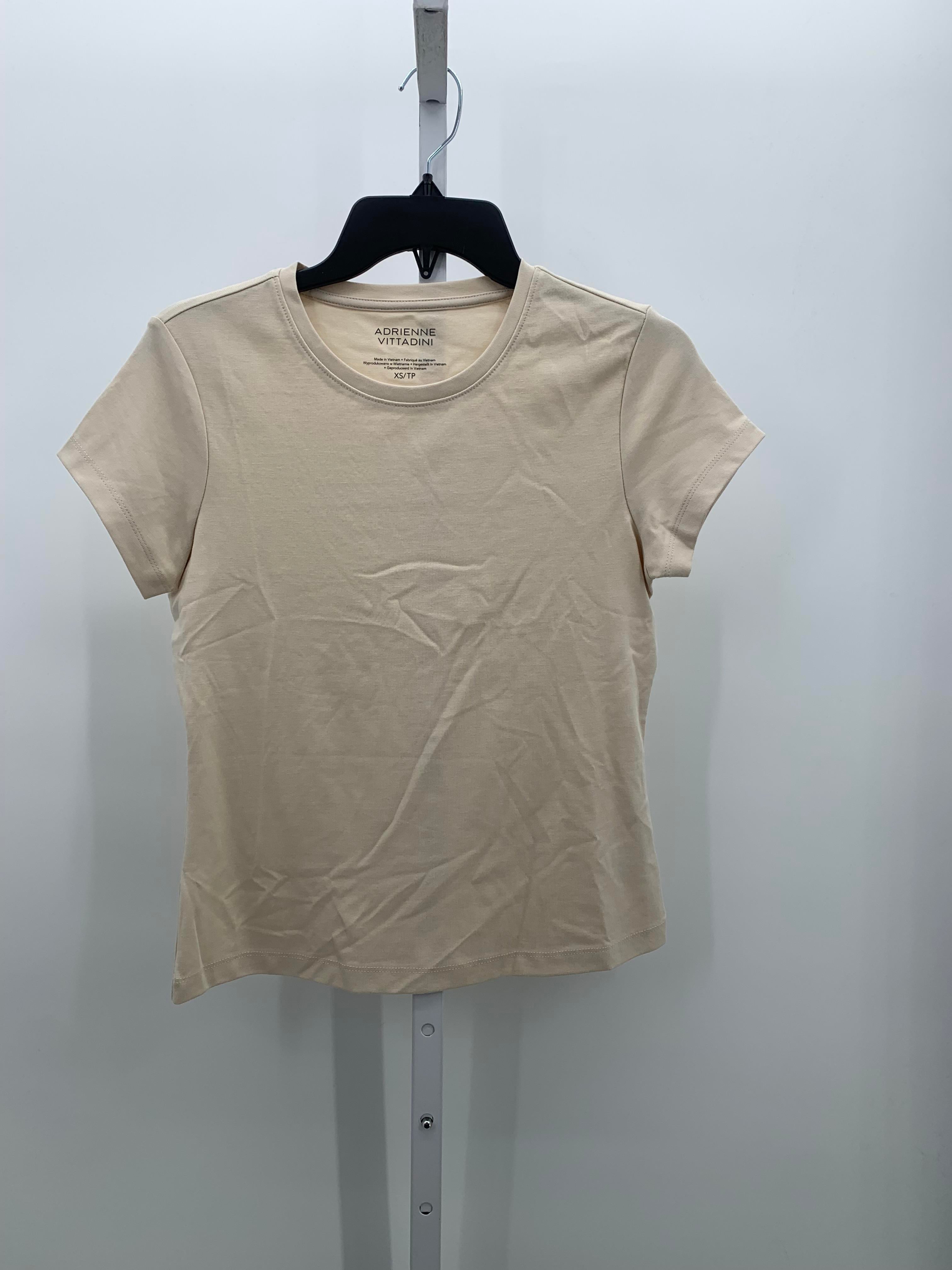 Adrienne Vittadini Size X Small Misses Short Sleeve Shirt