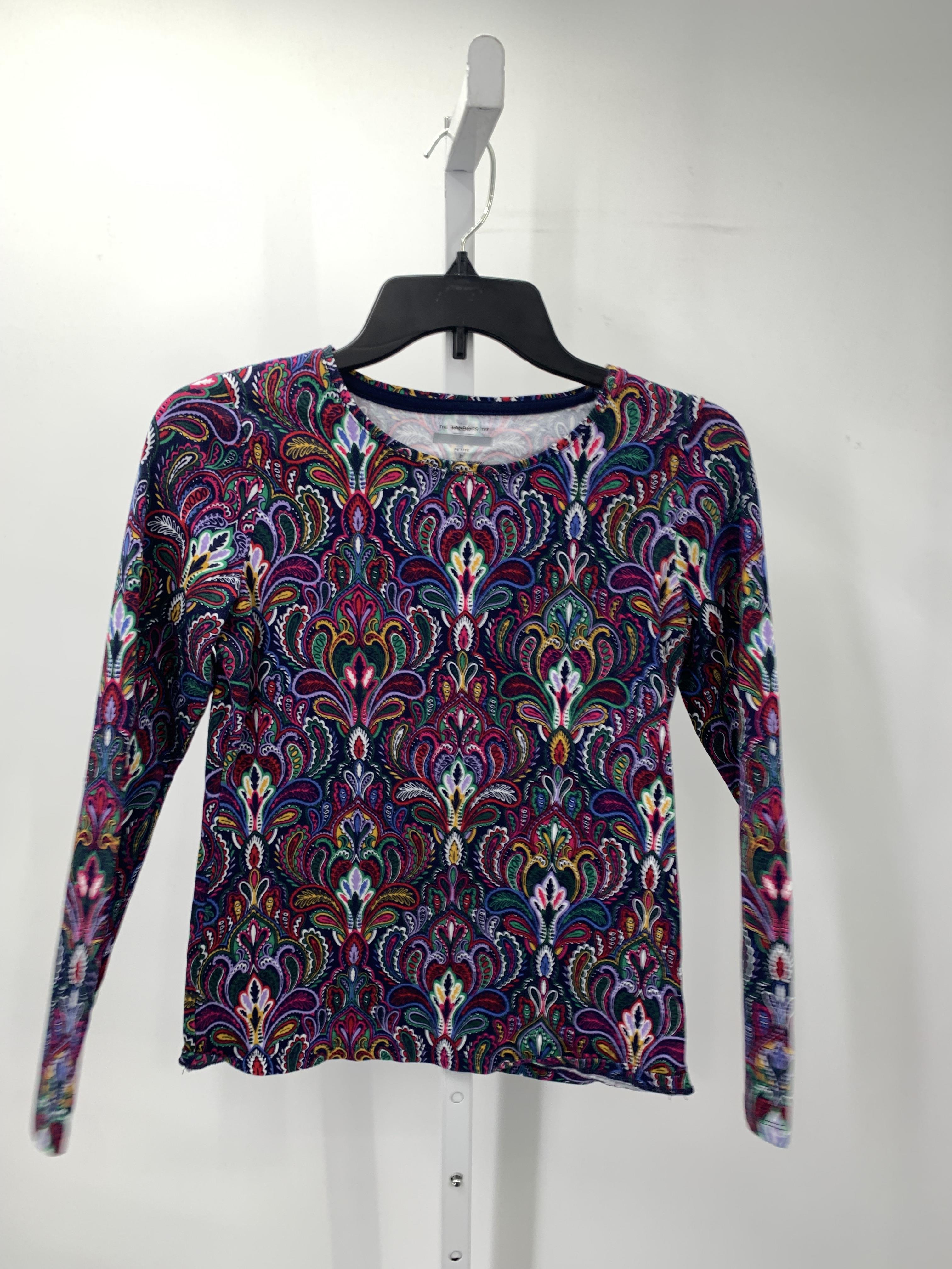 Talbots Size X Small Petite Petite Long Sleeve Shirt